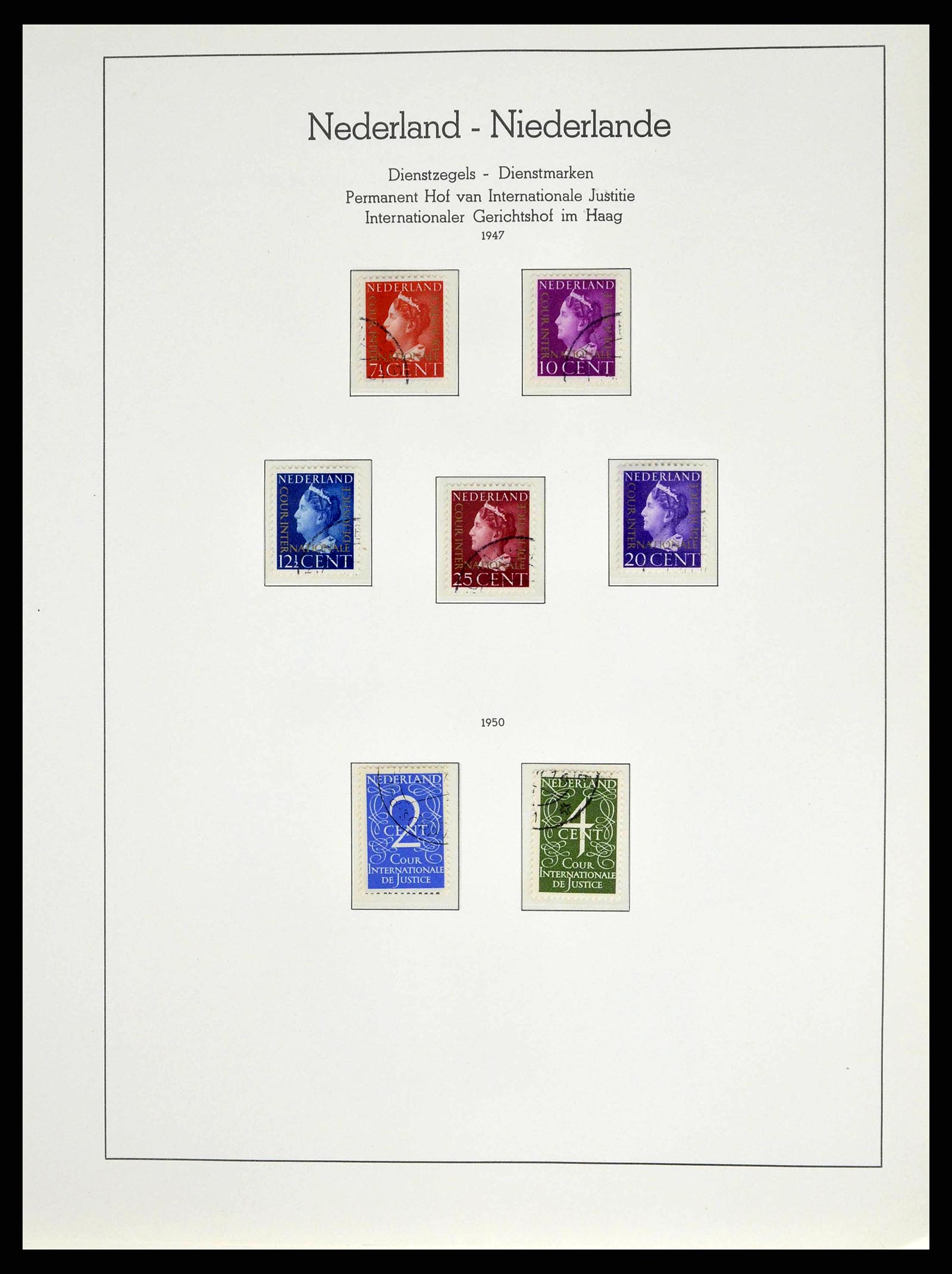 38667 0084 - Postzegelverzameling 38667 Nederland 1852-1968.