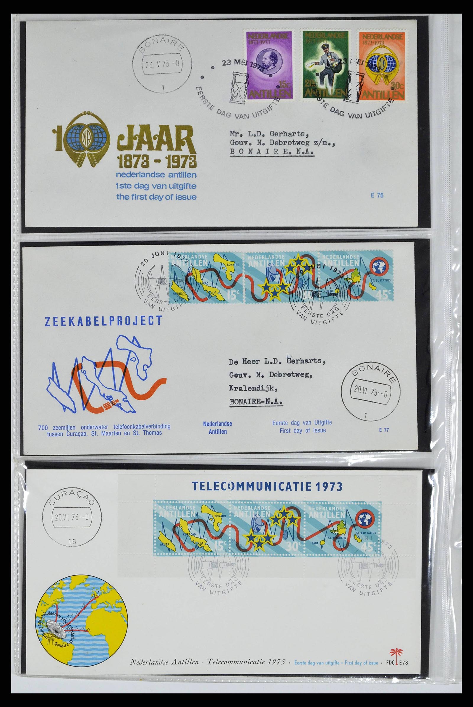 38668 0026 - Stamp collection 38668 Dutch territories FDC's 1948-1975.