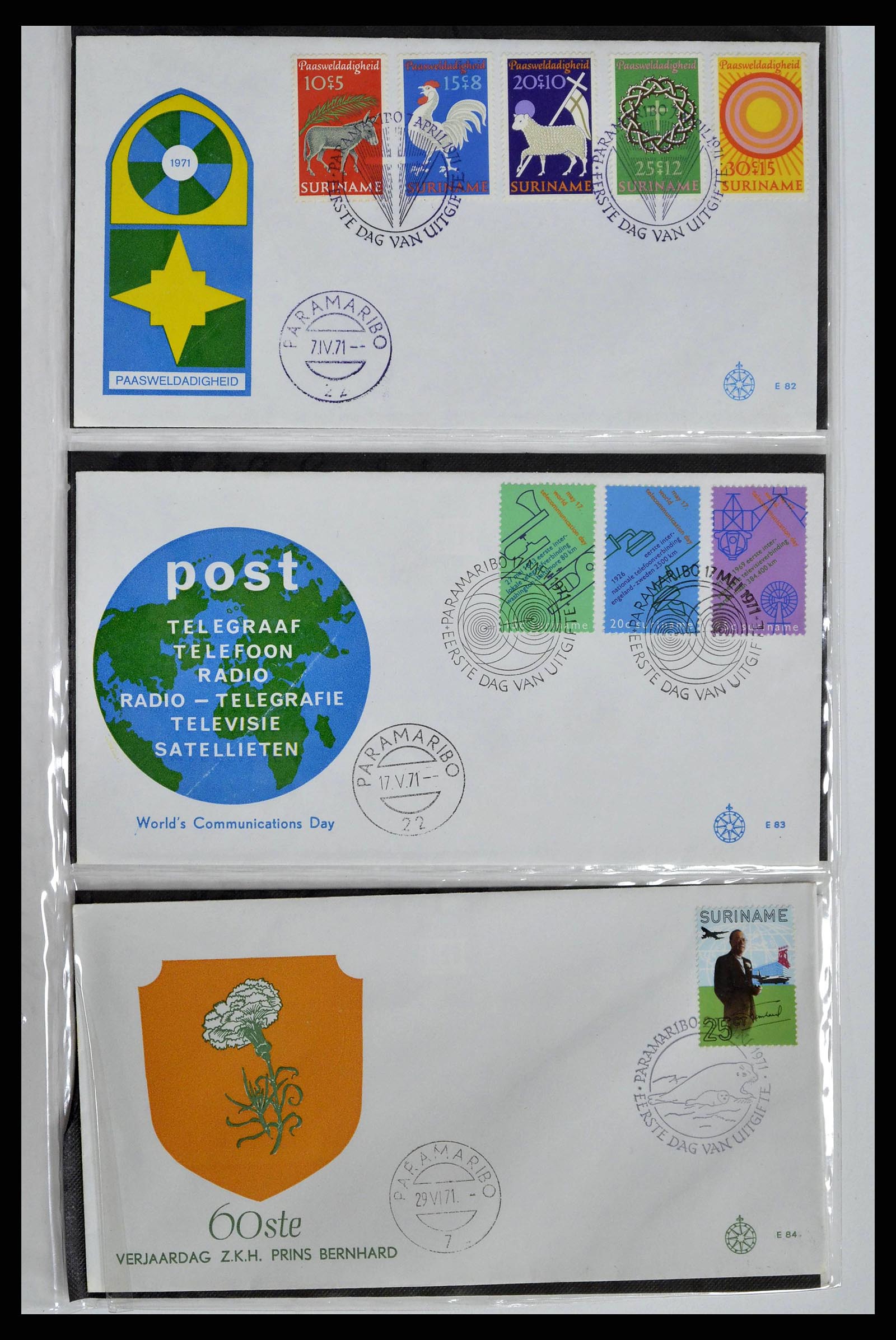 38668 0068 - Stamp collection 38668 Dutch territories FDC's 1948-1975.