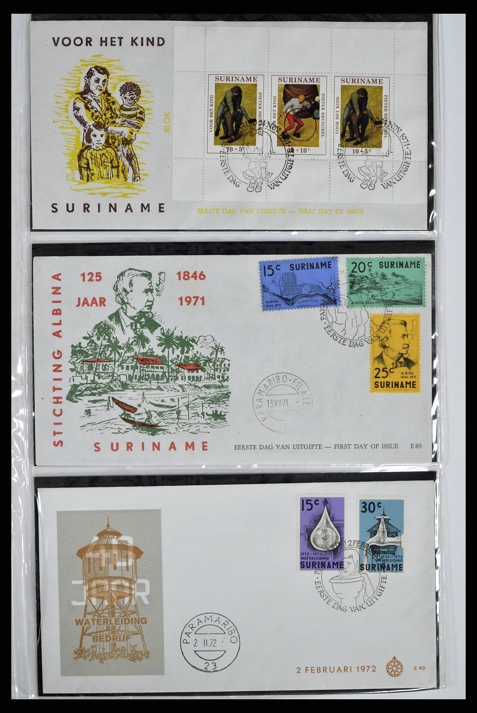 38668 0070 - Stamp collection 38668 Dutch territories FDC's 1948-1975.