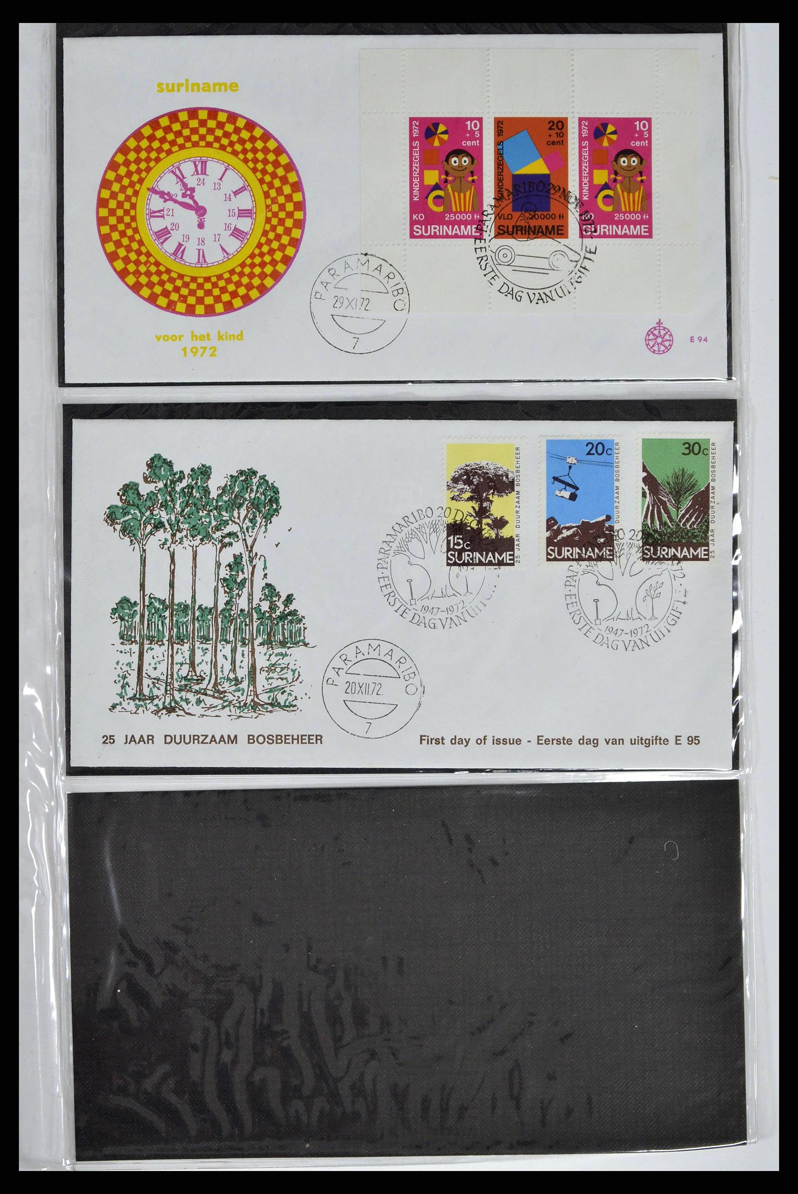 38668 0072 - Stamp collection 38668 Dutch territories FDC's 1948-1975.