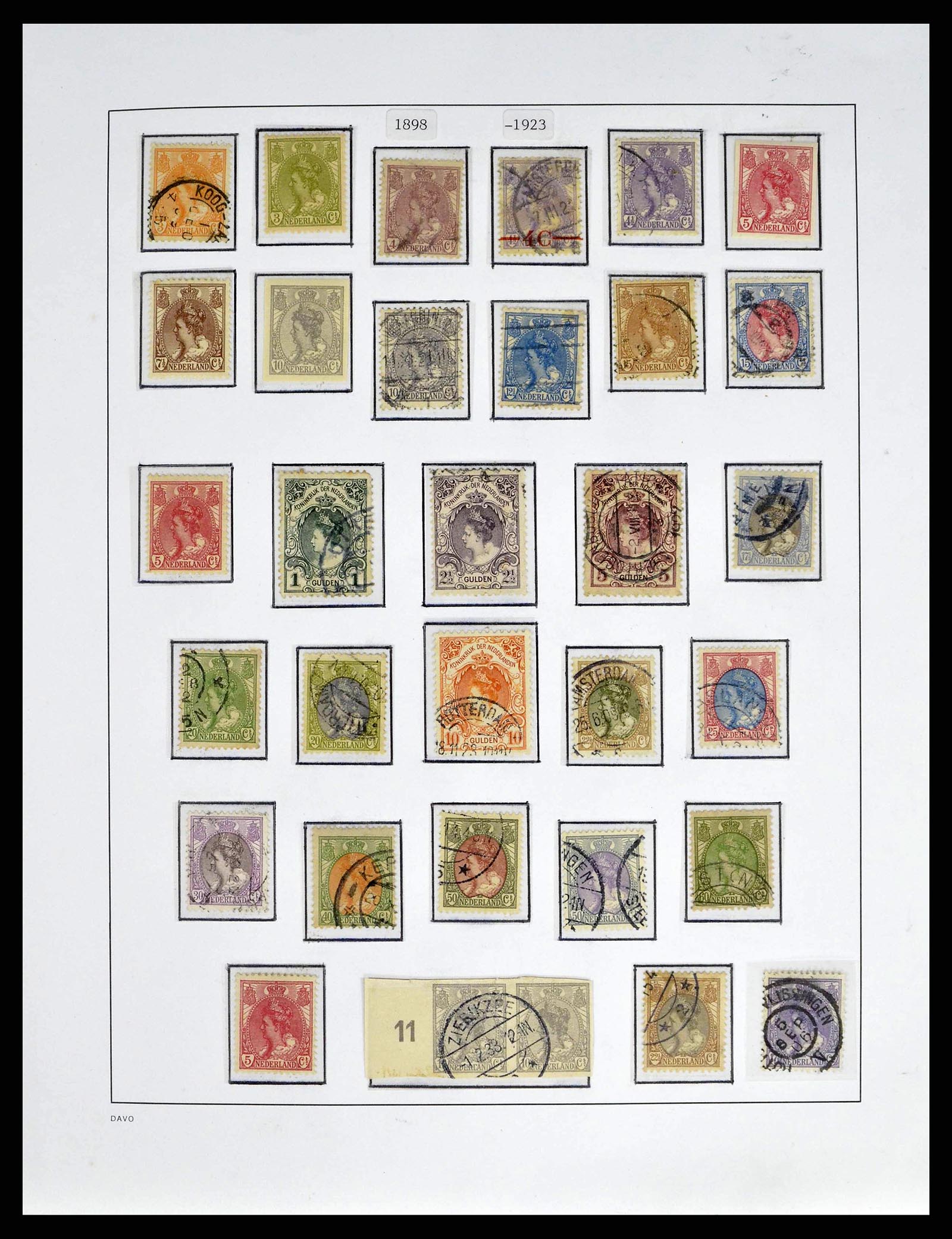 38670 0003 - Postzegelverzameling 38670 Nederland 1852-1968.