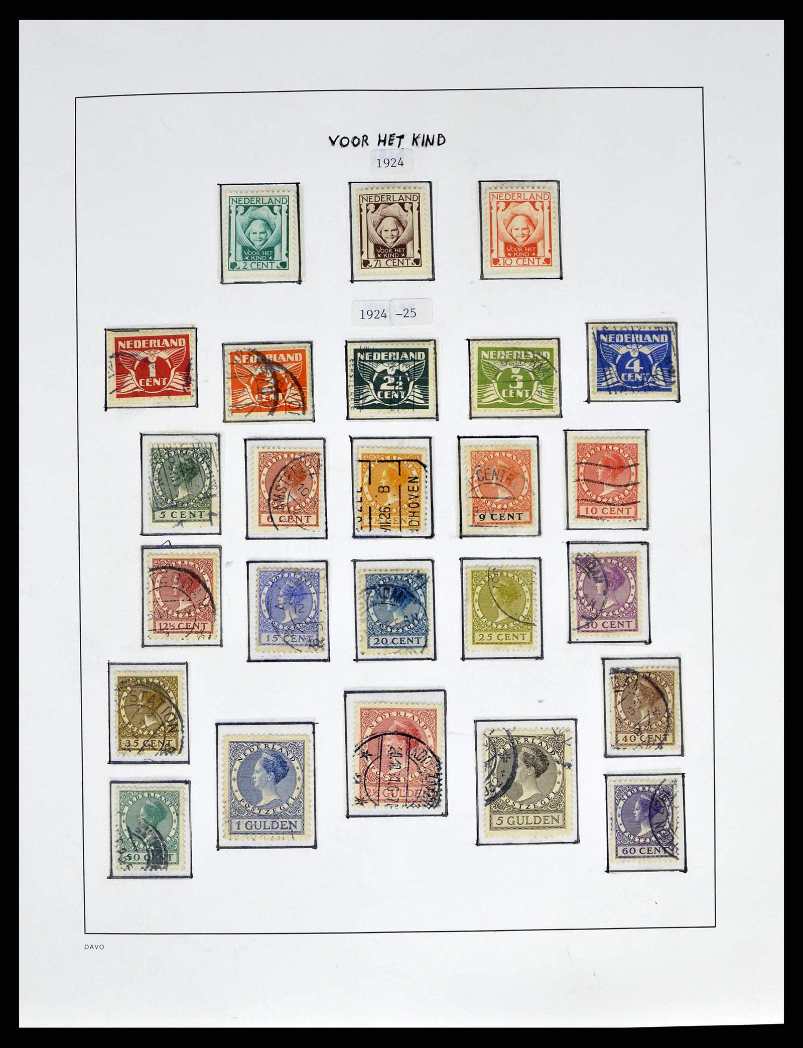 38670 0007 - Postzegelverzameling 38670 Nederland 1852-1968.