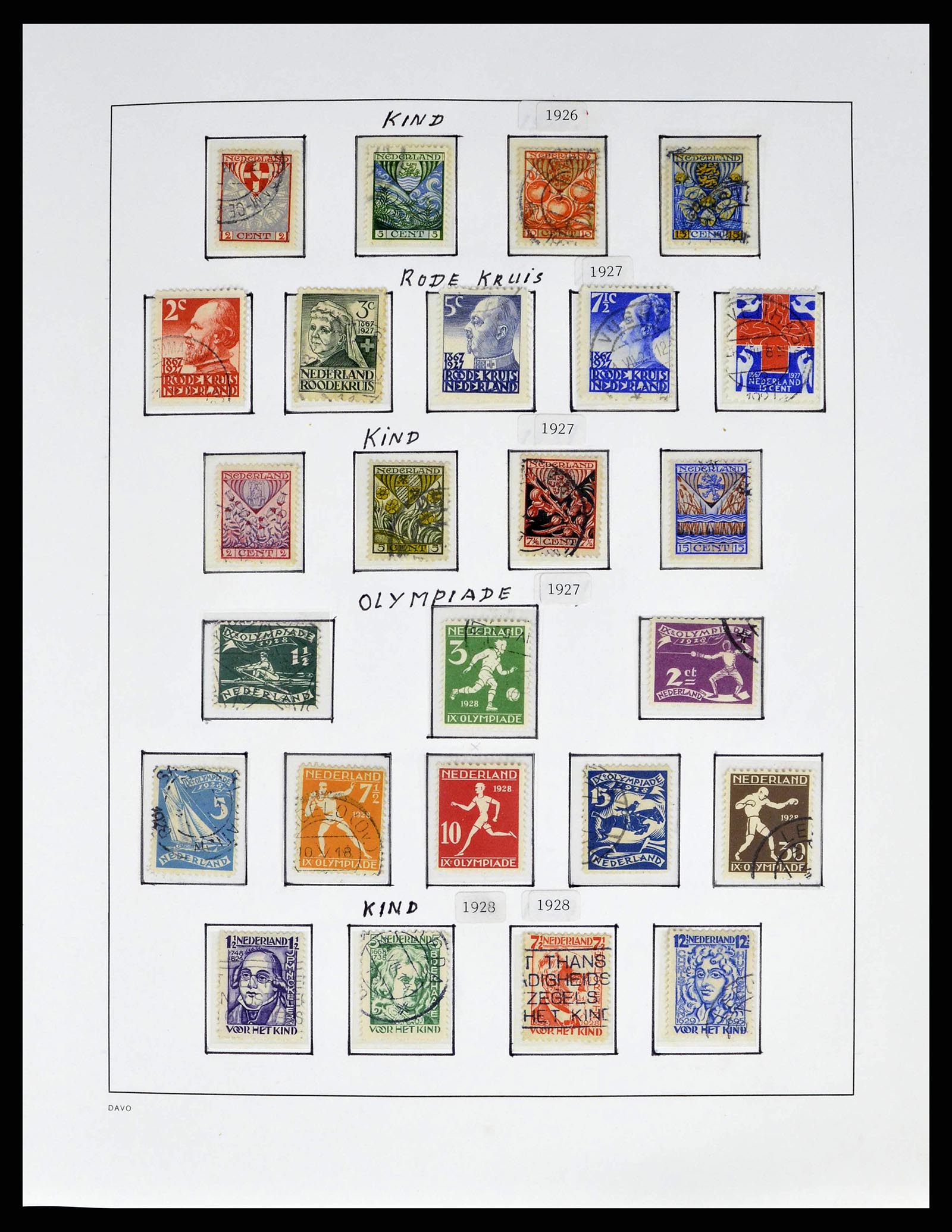 38670 0011 - Postzegelverzameling 38670 Nederland 1852-1968.