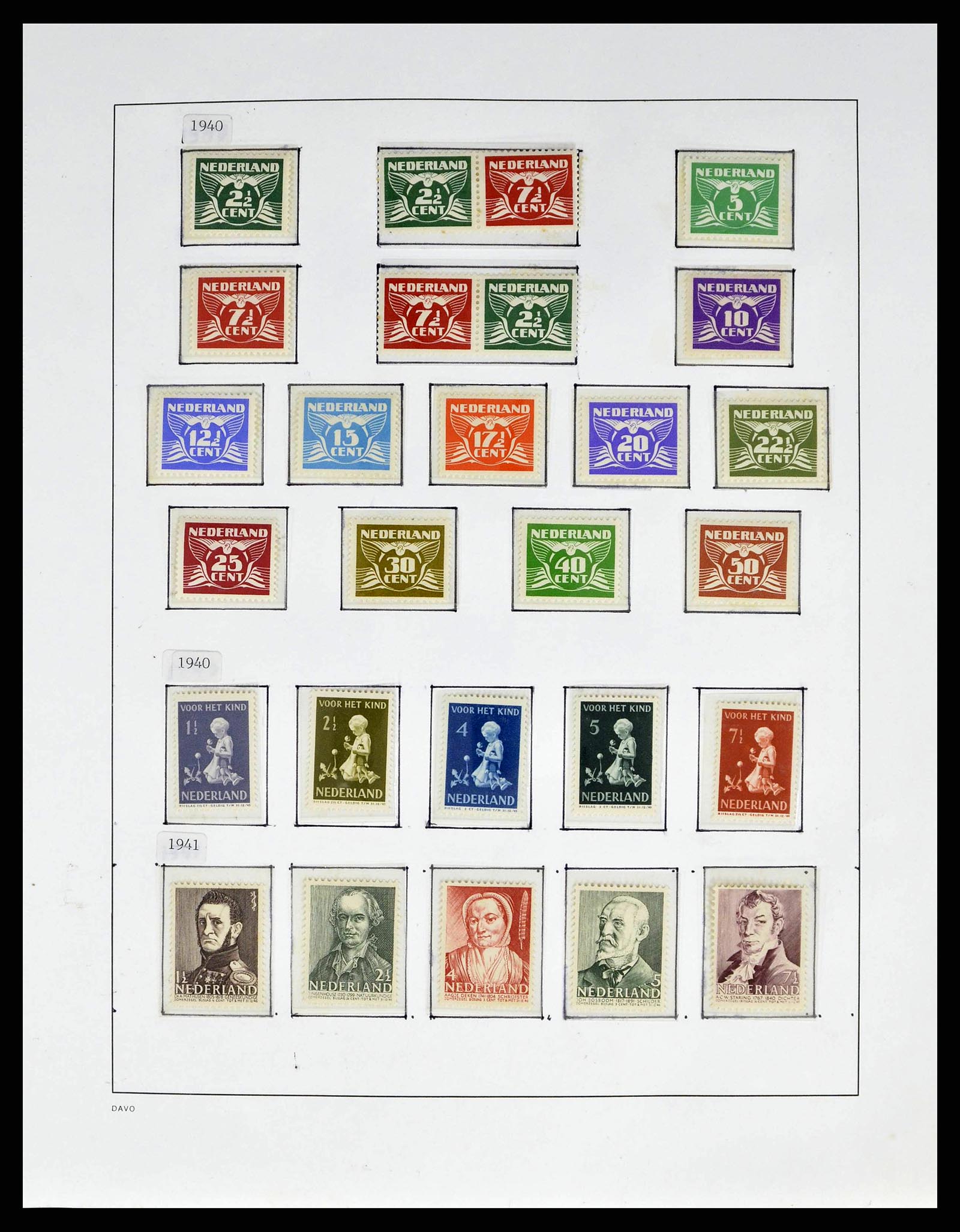 38670 0020 - Postzegelverzameling 38670 Nederland 1852-1968.
