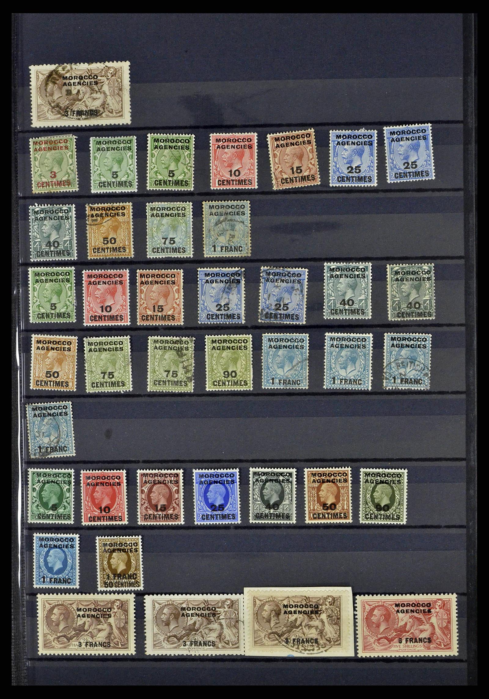 38672 0007 - Stamp collection 38672 Morocco Agencies 1898-1957.
