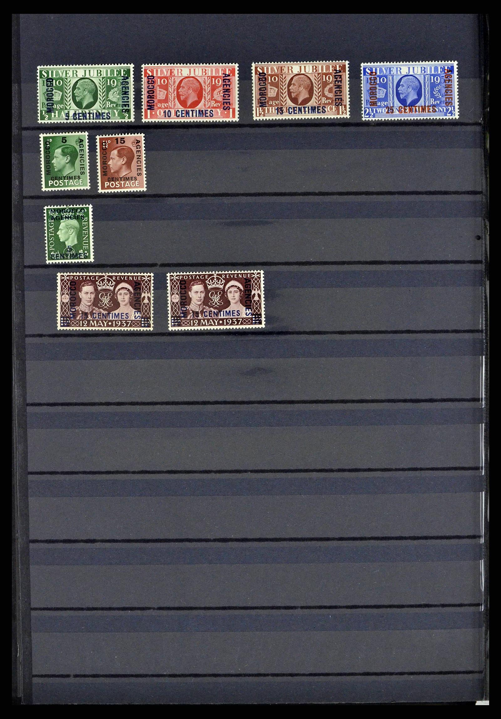38672 0008 - Stamp collection 38672 Morocco Agencies 1898-1957.