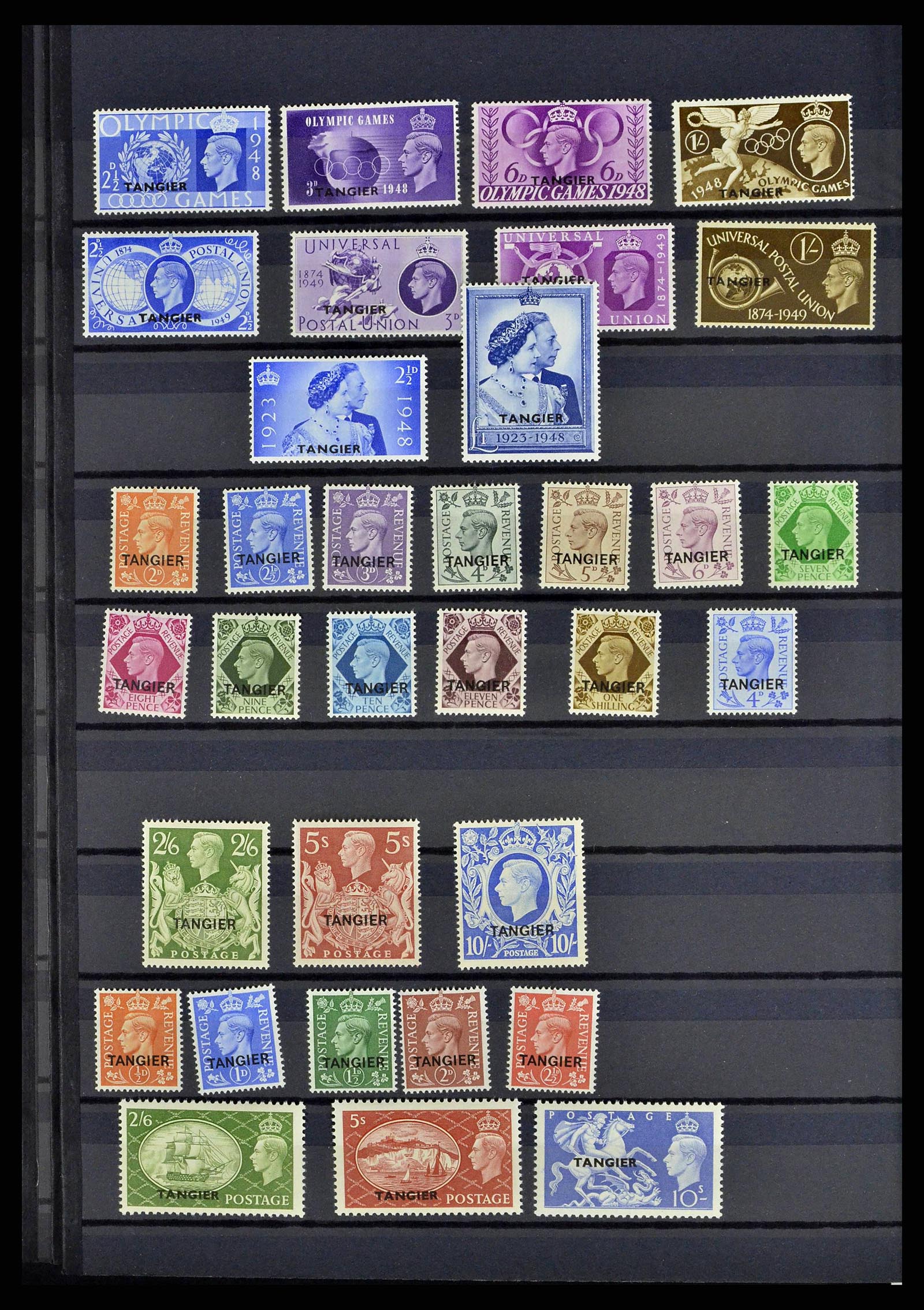 38672 0010 - Stamp collection 38672 Morocco Agencies 1898-1957.