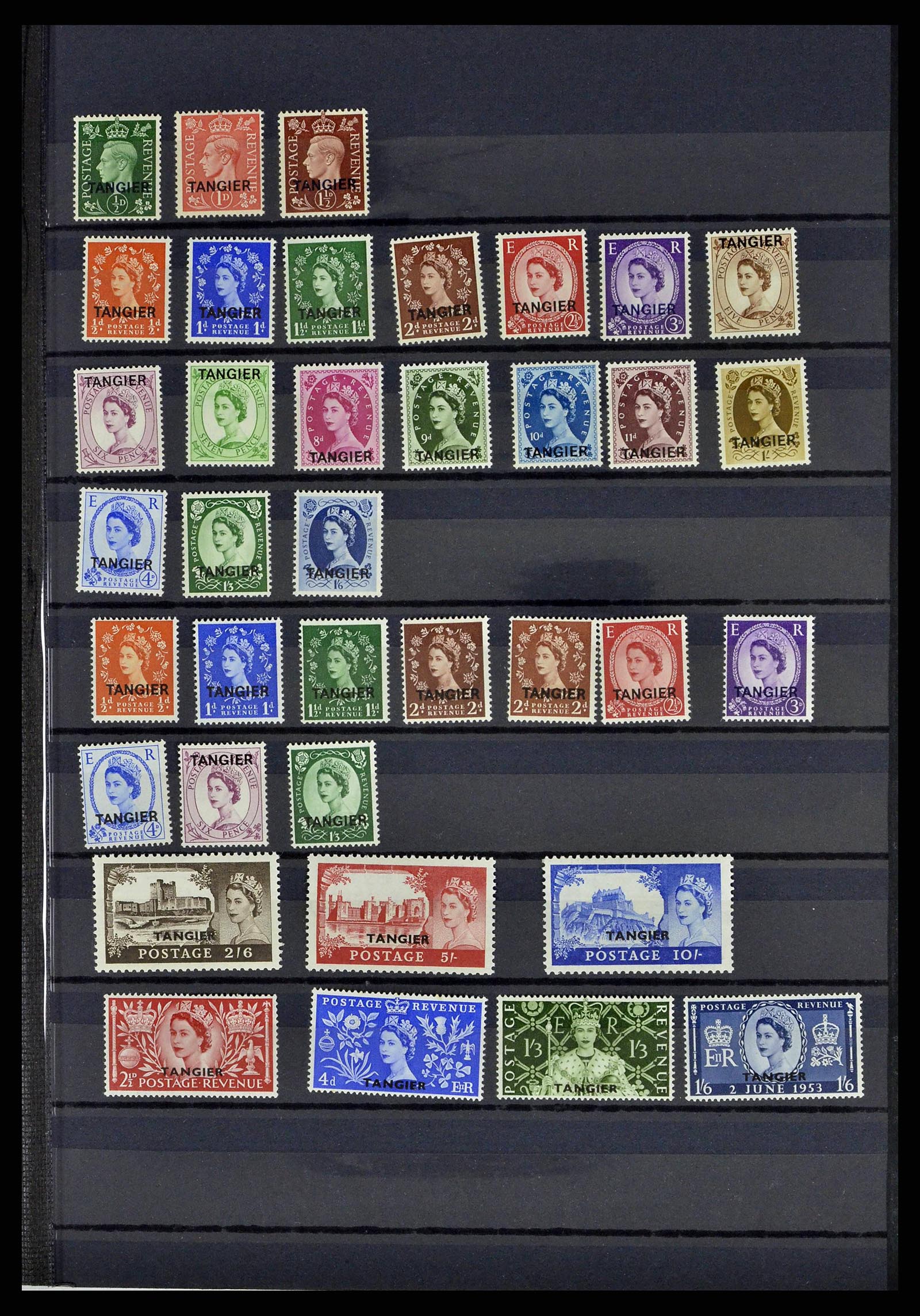 38672 0011 - Stamp collection 38672 Morocco Agencies 1898-1957.