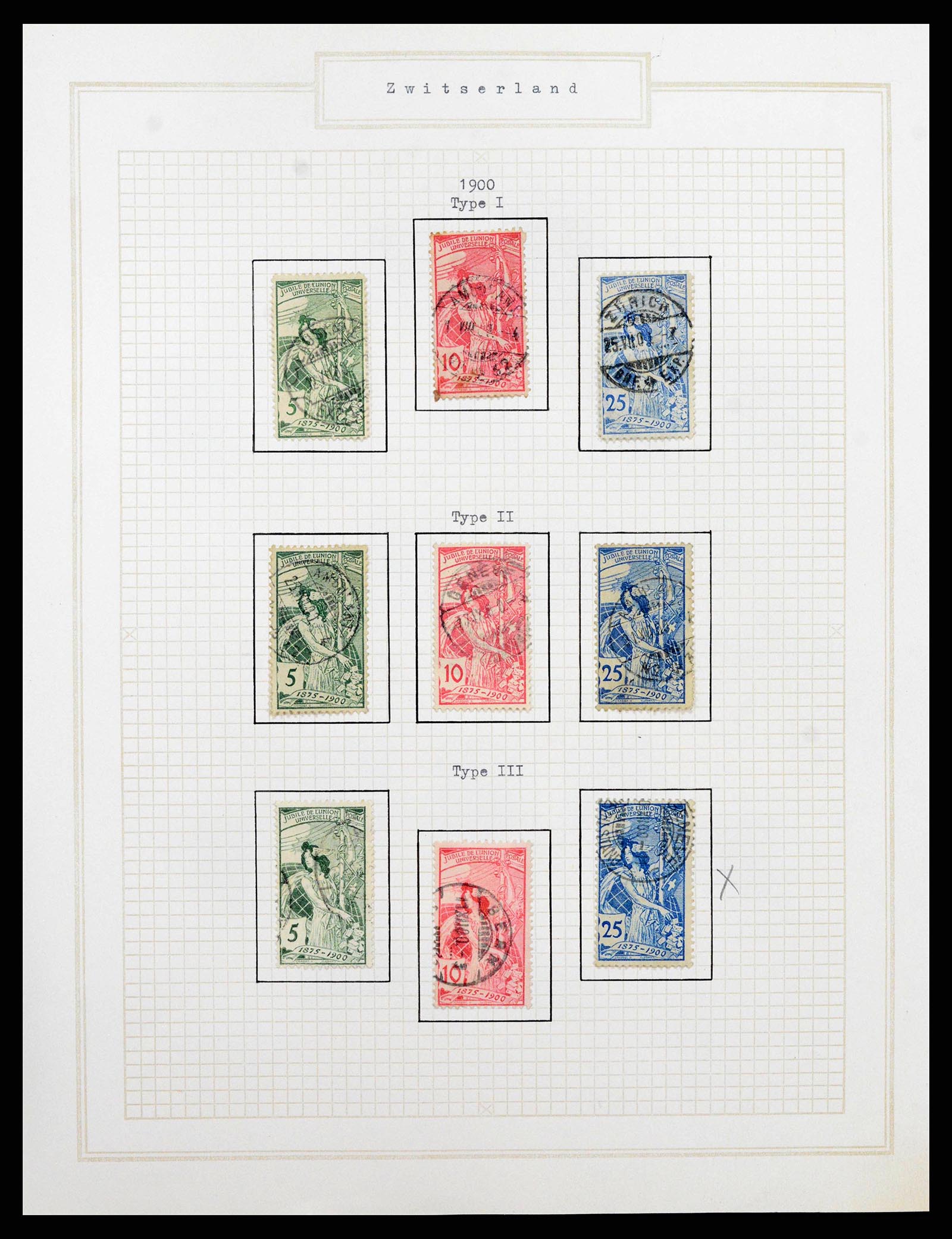 38673 0008 - Postzegelverzameling 38673 Zwitserland 1854-1991.