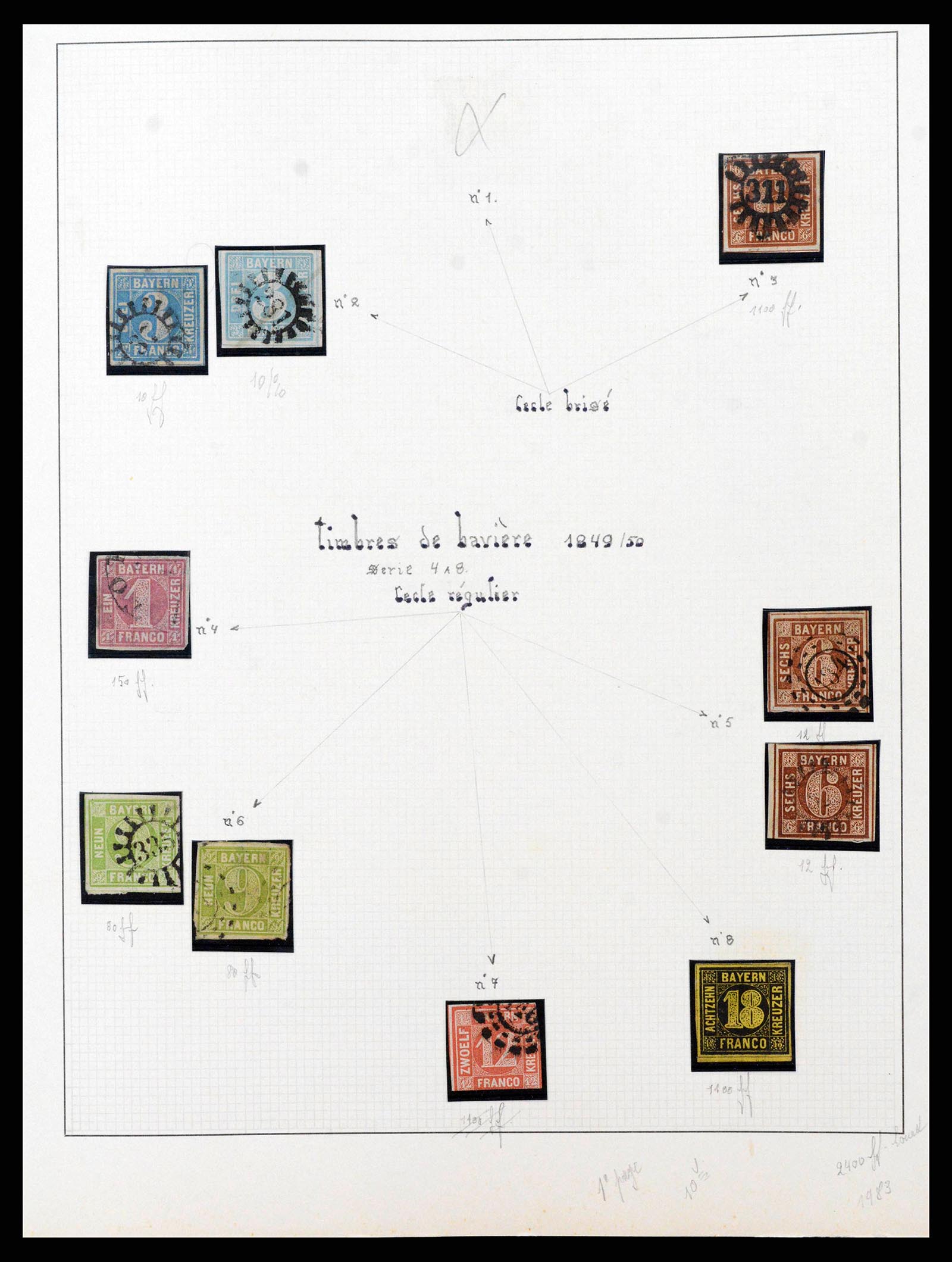 38675 0005 - Stamp collection 38675 Old German States 1850-1920.