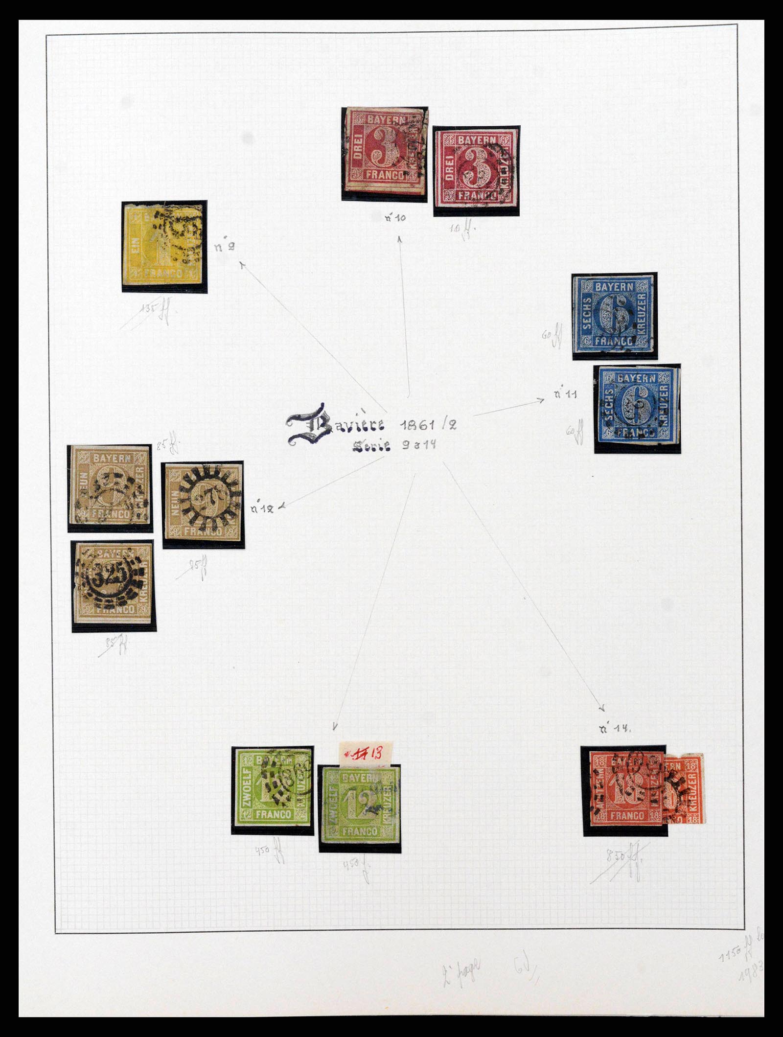 38675 0006 - Postzegelverzameling 38675 Oud Duitse Staten 1850-1920.