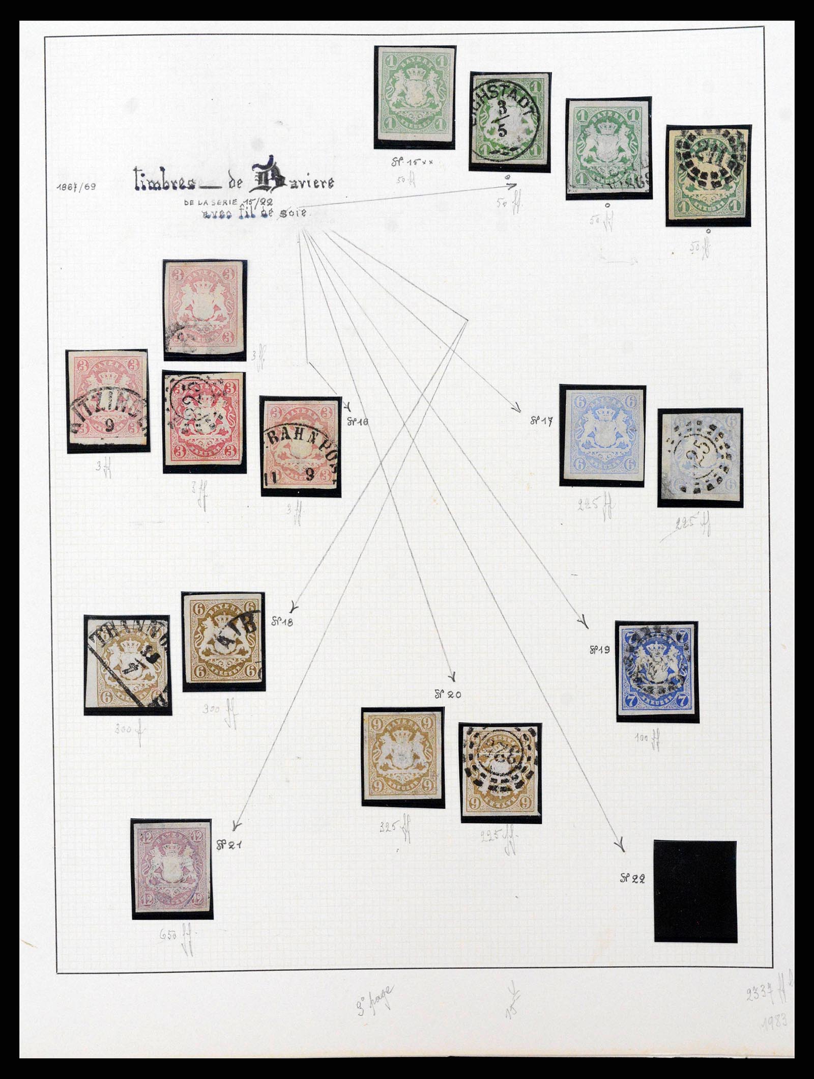 38675 0007 - Postzegelverzameling 38675 Oud Duitse Staten 1850-1920.