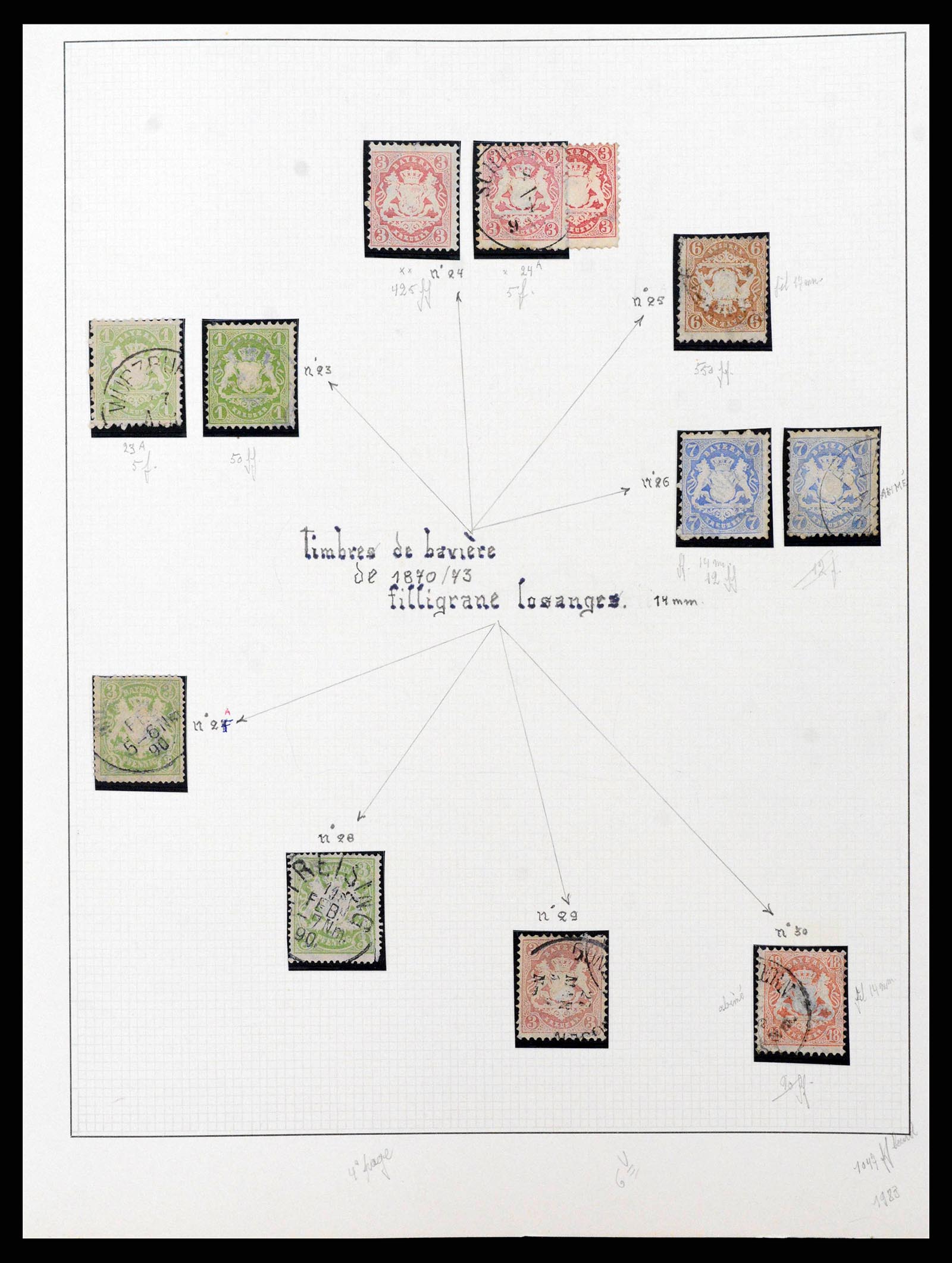 38675 0008 - Stamp collection 38675 Old German States 1850-1920.