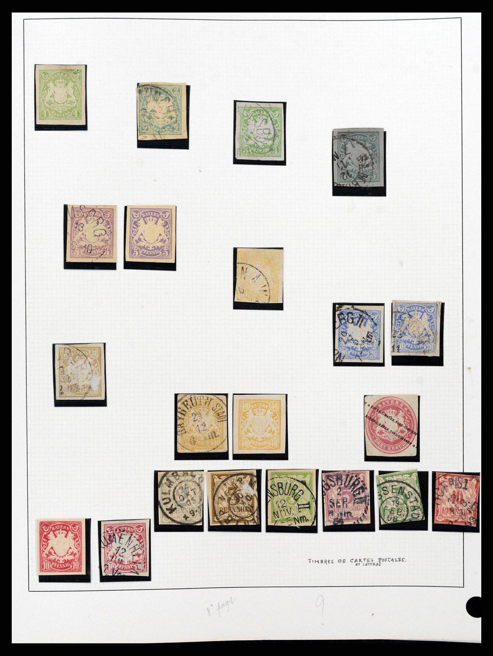 38675 0012 - Postzegelverzameling 38675 Oud Duitse Staten 1850-1920.