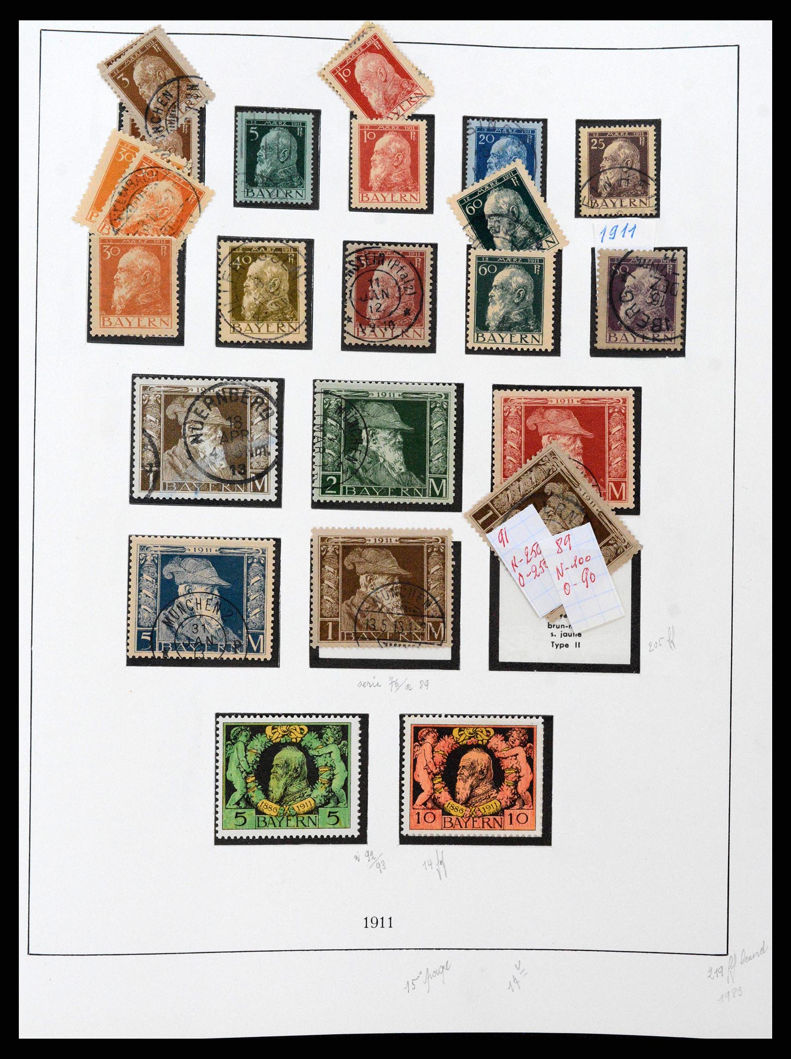 38675 0018 - Stamp collection 38675 Old German States 1850-1920.
