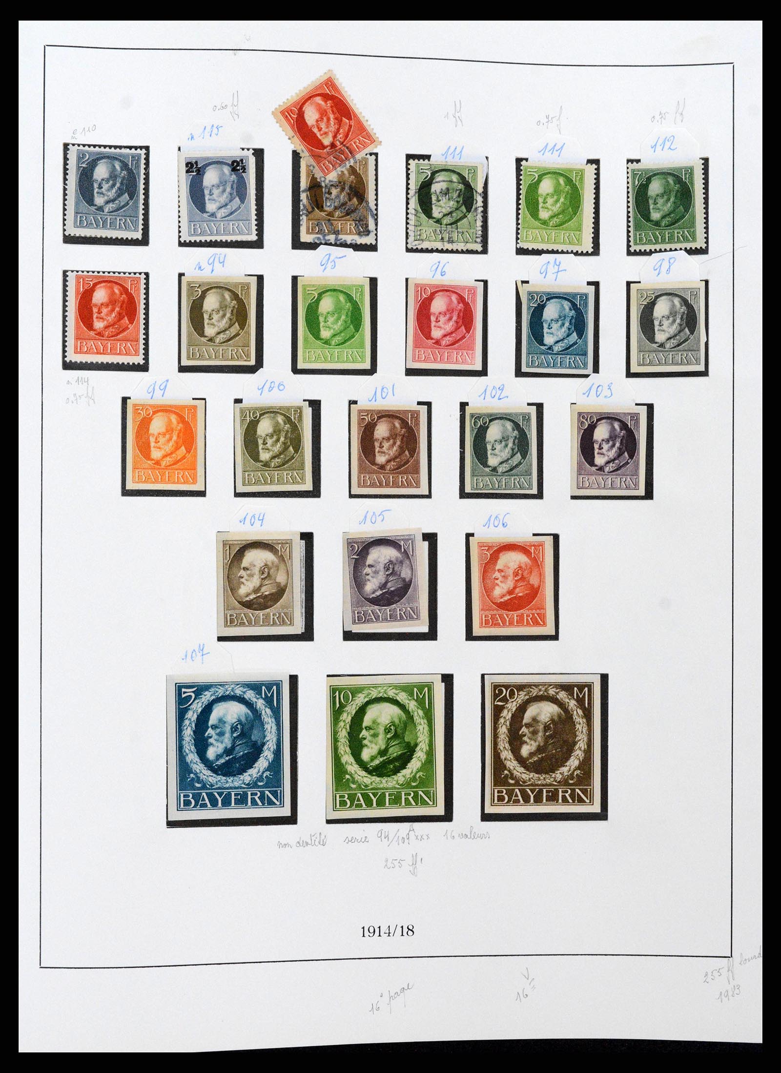 38675 0019 - Postzegelverzameling 38675 Oud Duitse Staten 1850-1920.