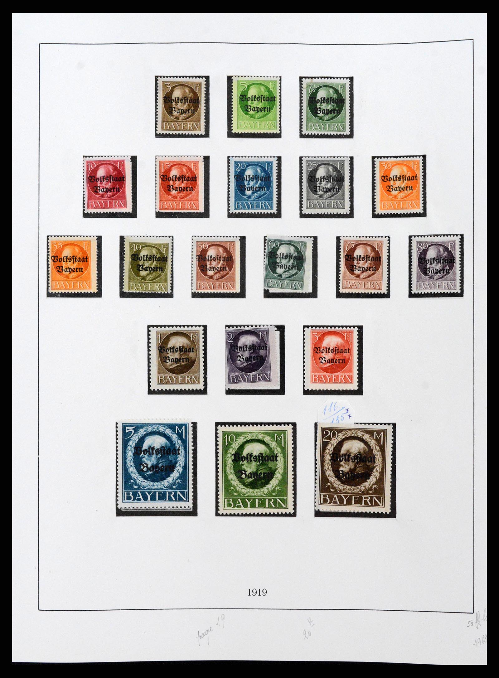 38675 0022 - Stamp collection 38675 Old German States 1850-1920.