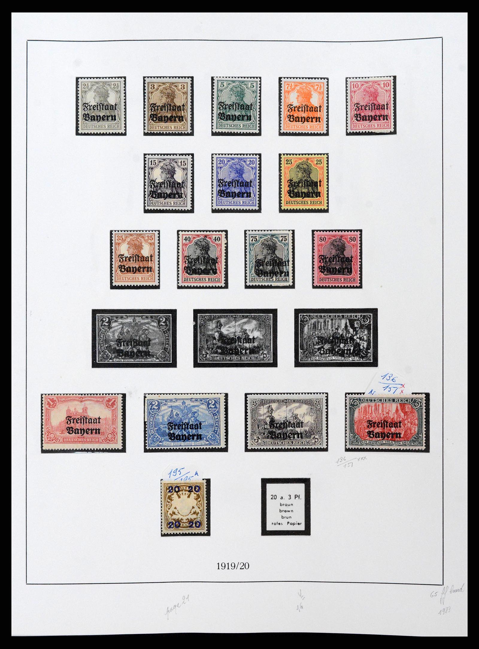 38675 0024 - Stamp collection 38675 Old German States 1850-1920.