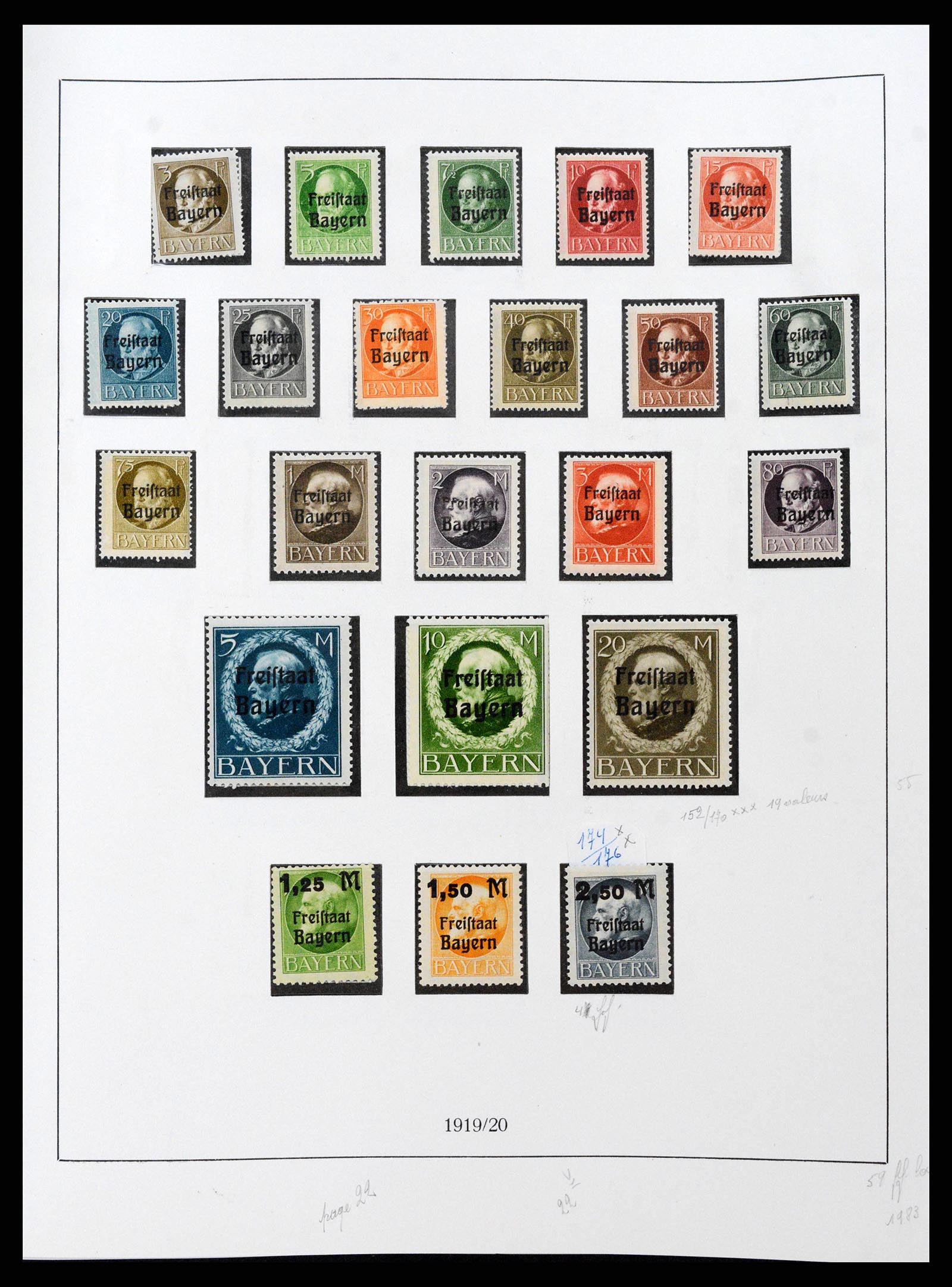 38675 0025 - Stamp collection 38675 Old German States 1850-1920.