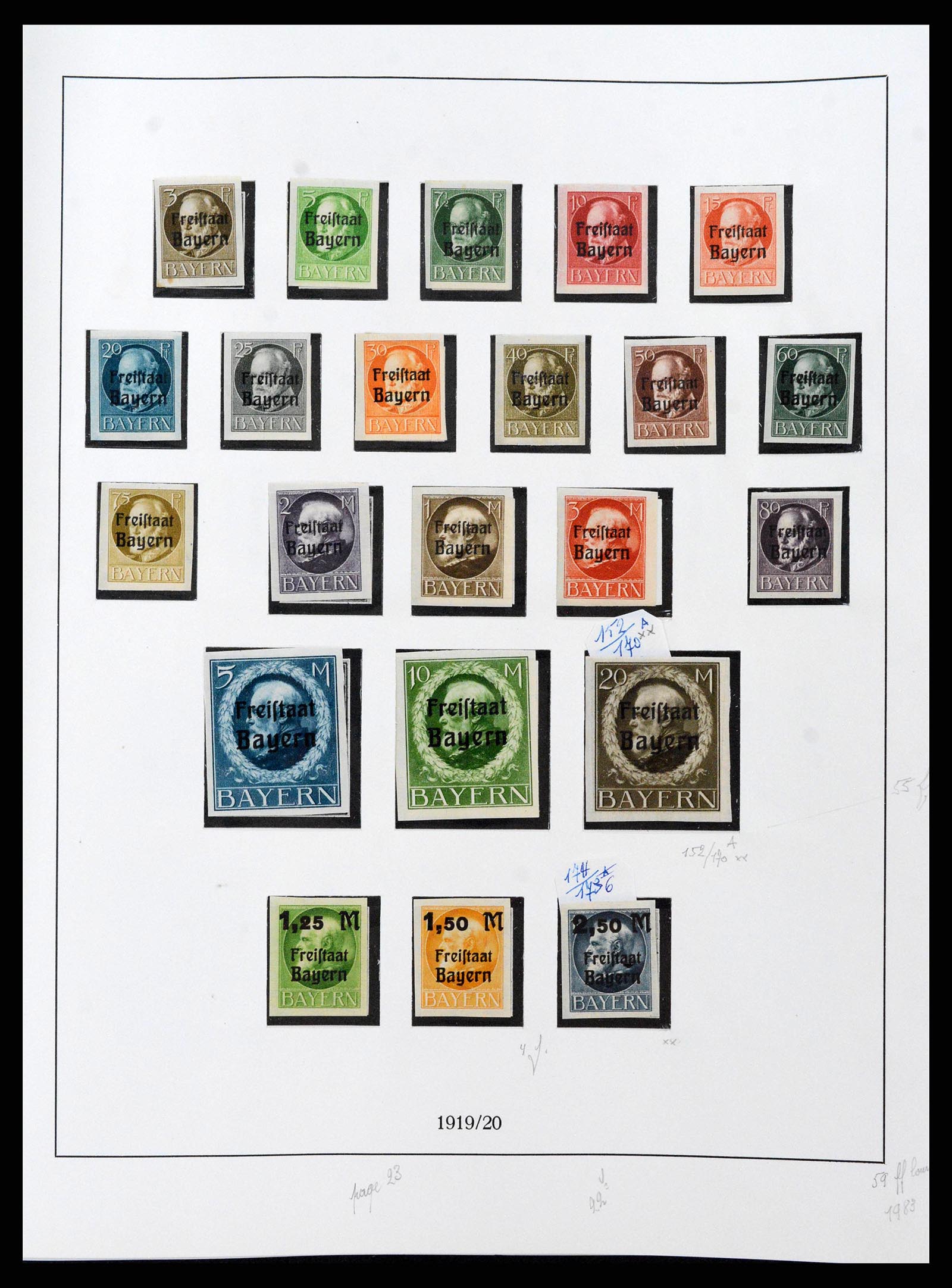 38675 0026 - Stamp collection 38675 Old German States 1850-1920.