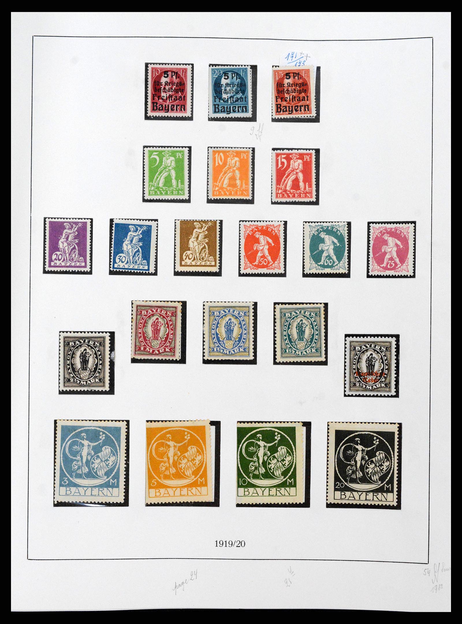 38675 0027 - Stamp collection 38675 Old German States 1850-1920.