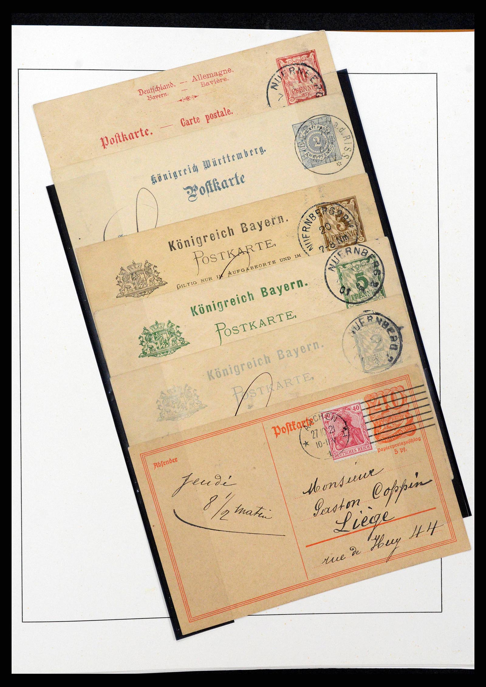 38675 0035 - Stamp collection 38675 Old German States 1850-1920.