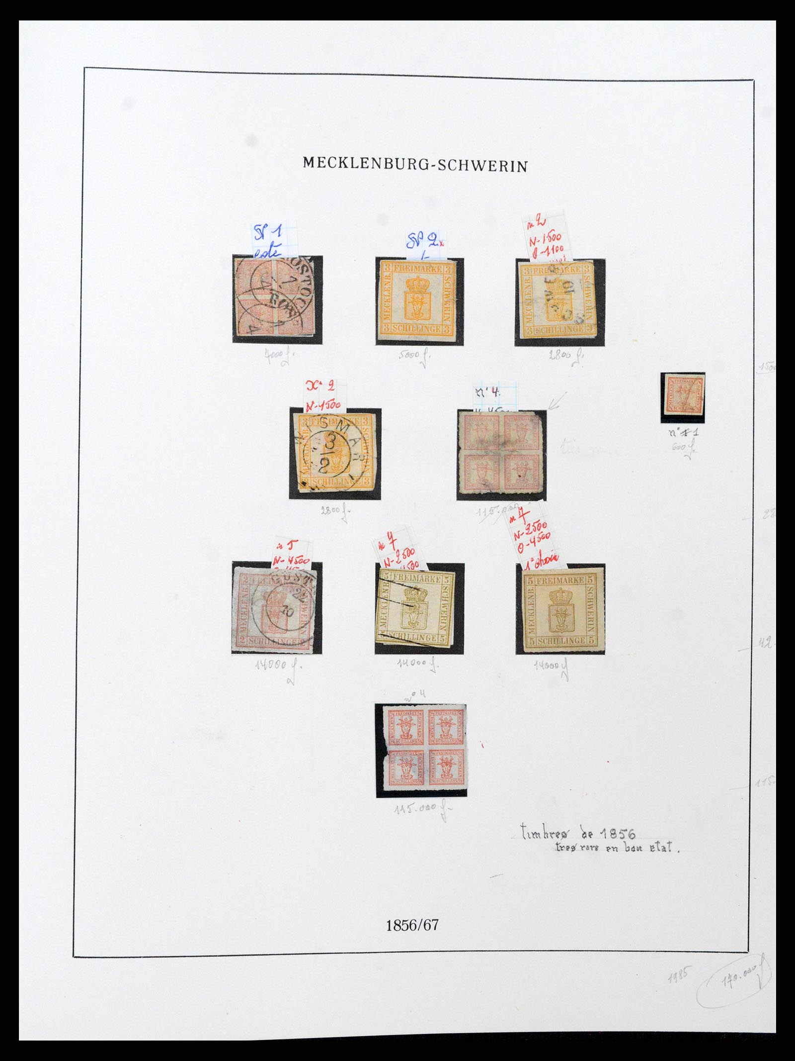 38675 0059 - Stamp collection 38675 Old German States 1850-1920.