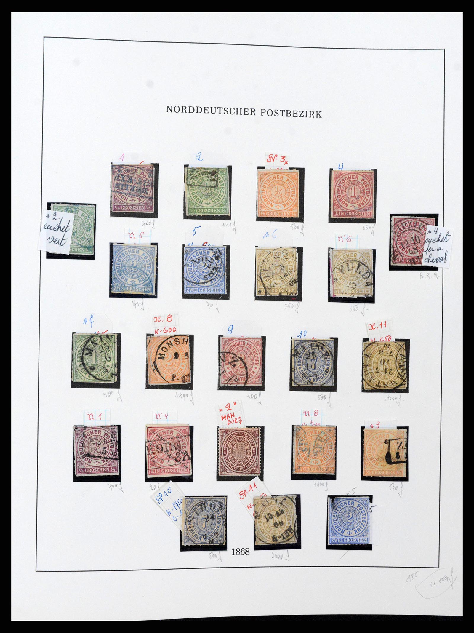 38675 0061 - Stamp collection 38675 Old German States 1850-1920.