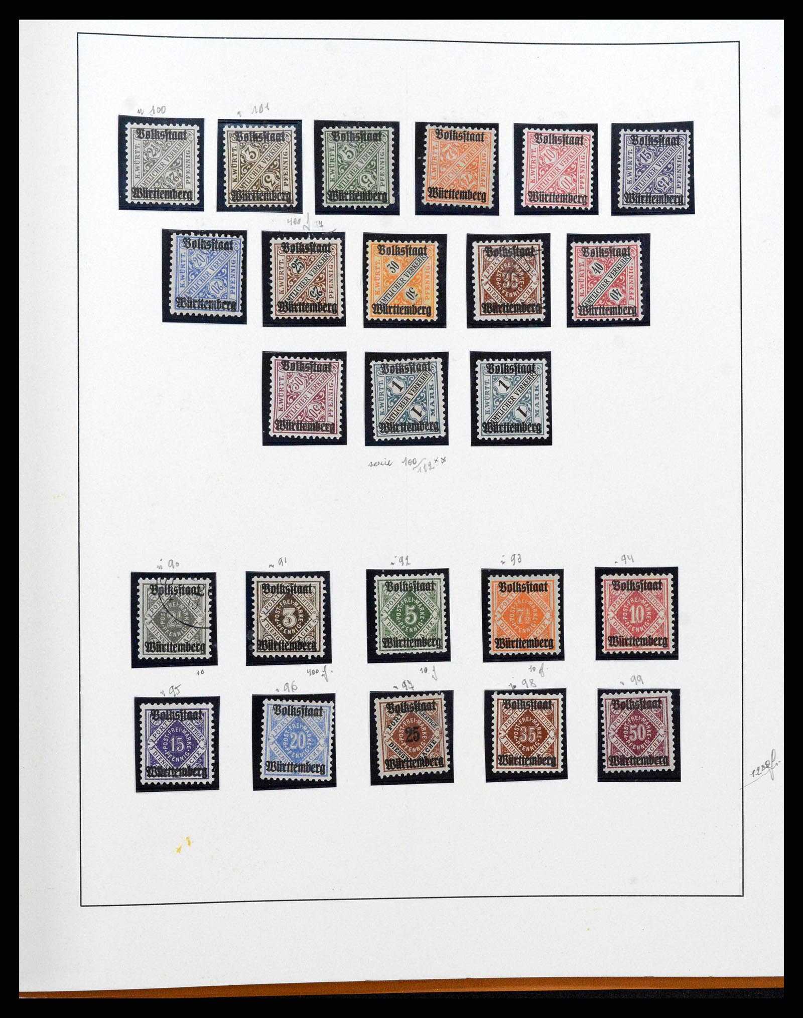 38675 0096 - Stamp collection 38675 Old German States 1850-1920.