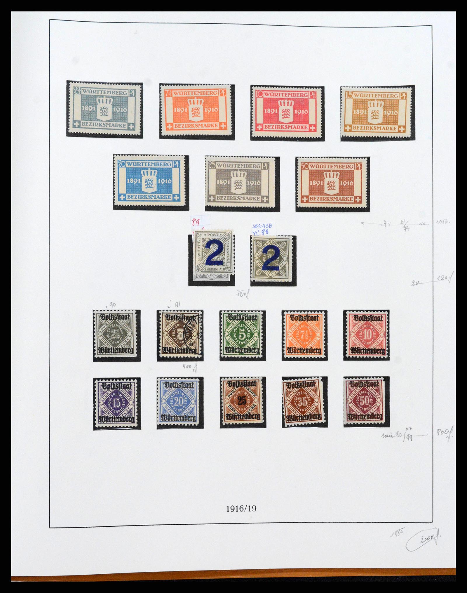 38675 0098 - Stamp collection 38675 Old German States 1850-1920.