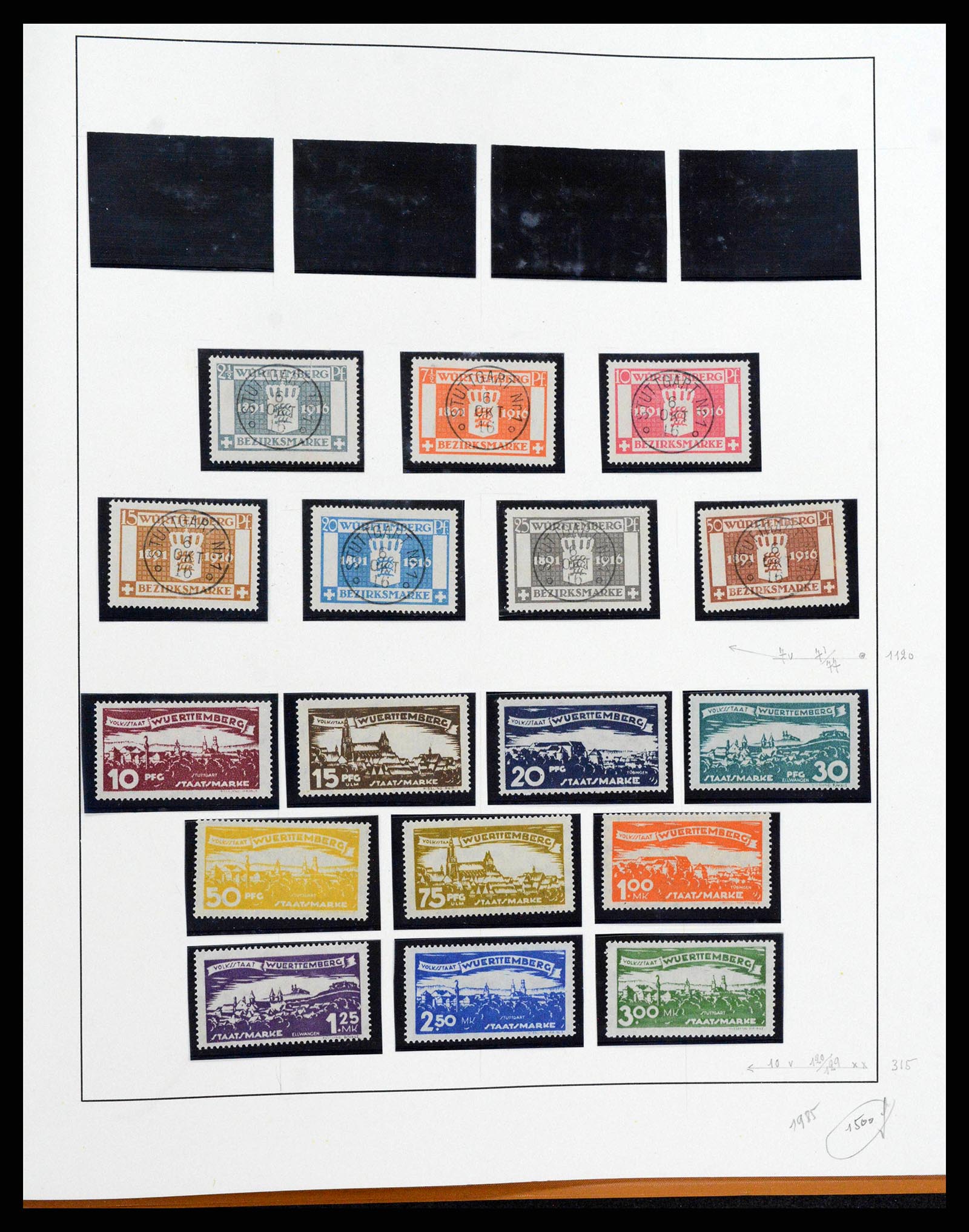 38675 0101 - Postzegelverzameling 38675 Oud Duitse Staten 1850-1920.