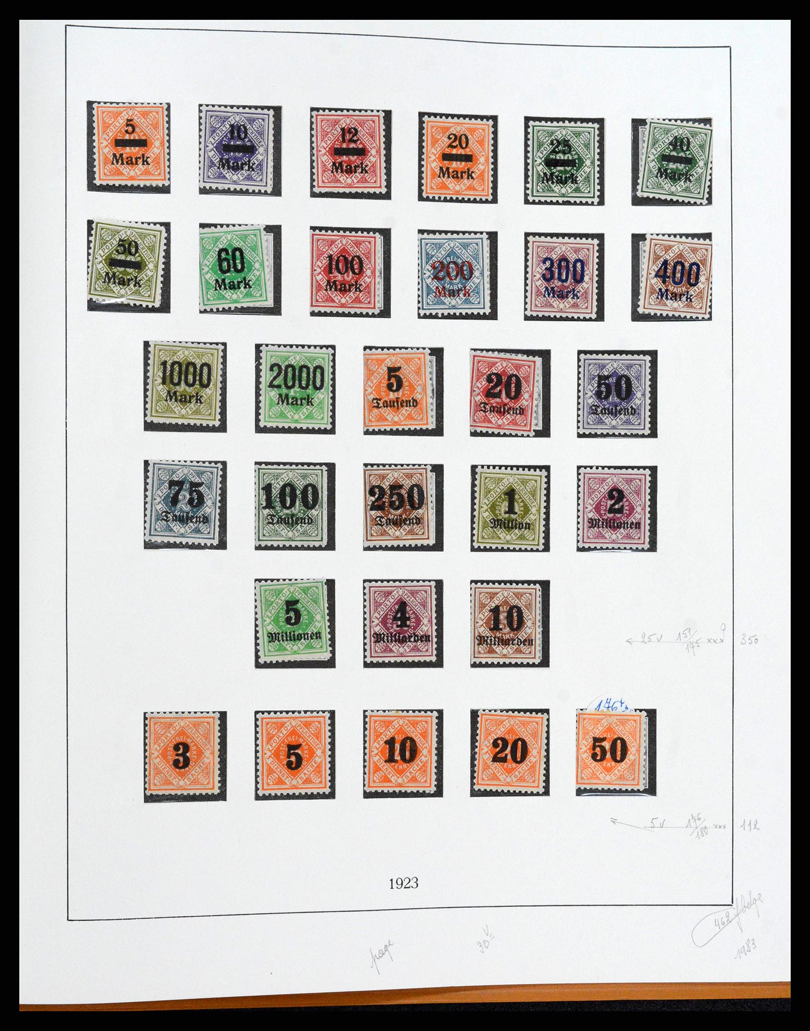 38675 0102 - Stamp collection 38675 Old German States 1850-1920.