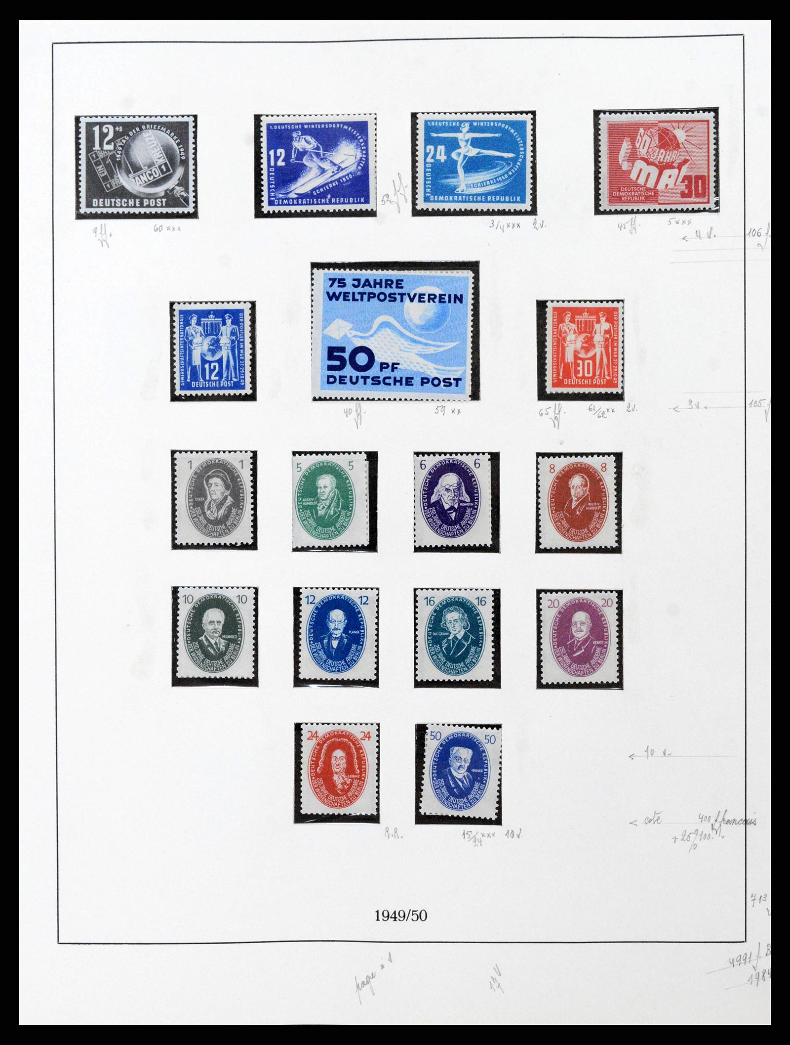 38678 0002 - Postzegelverzameling 38678 DDR 1949-1971.