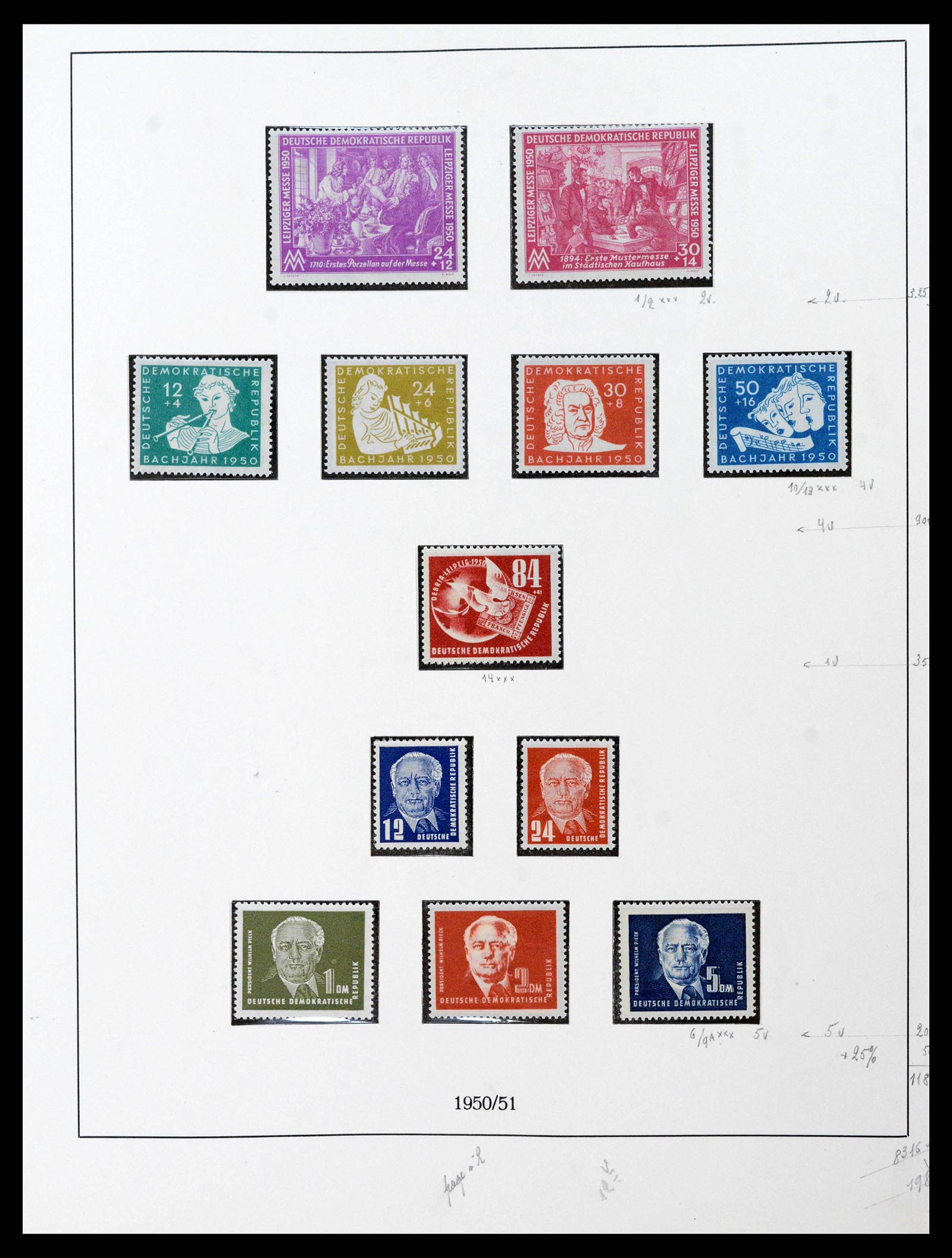 38678 0003 - Postzegelverzameling 38678 DDR 1949-1971.