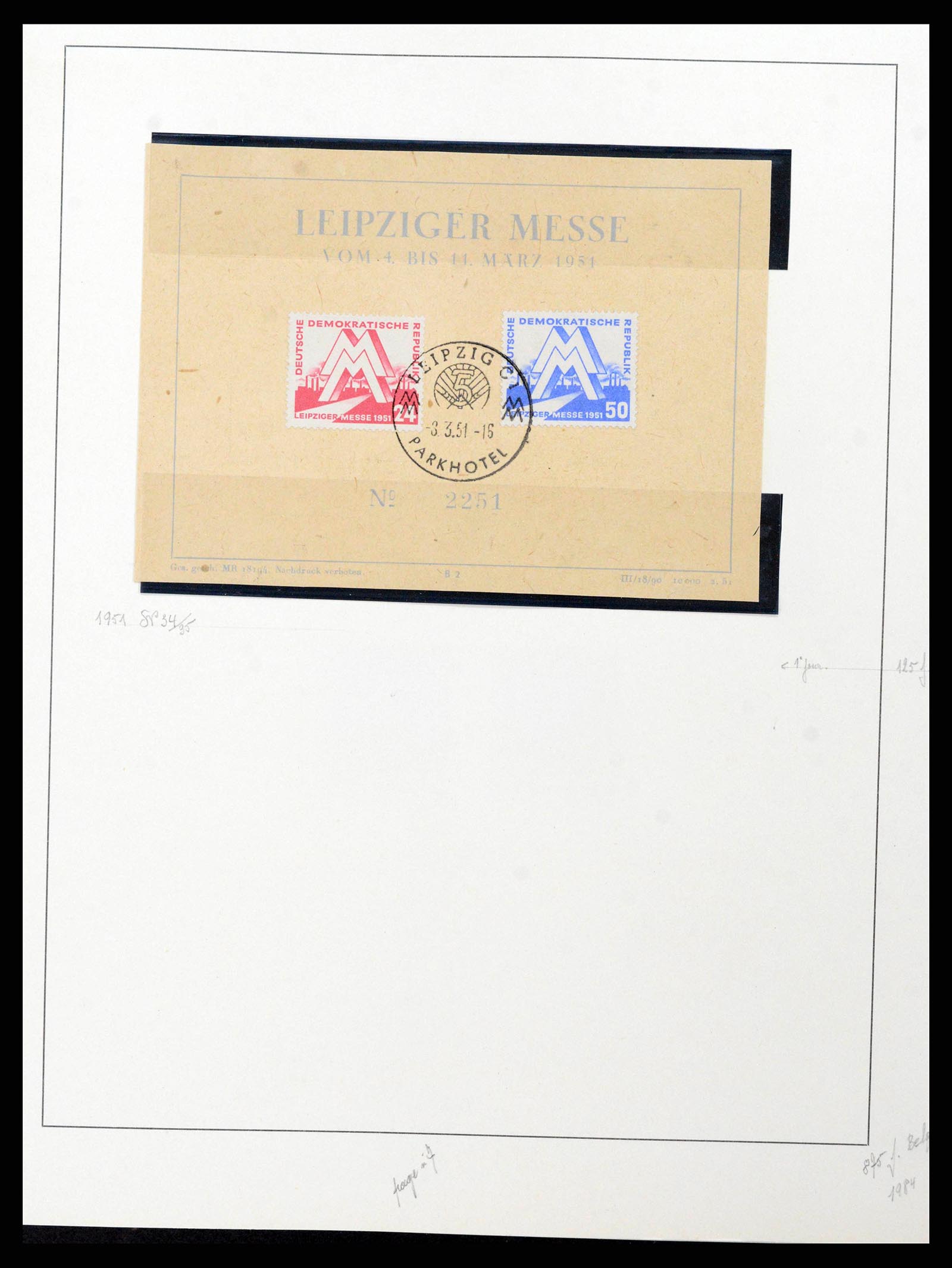 38678 0007 - Postzegelverzameling 38678 DDR 1949-1971.