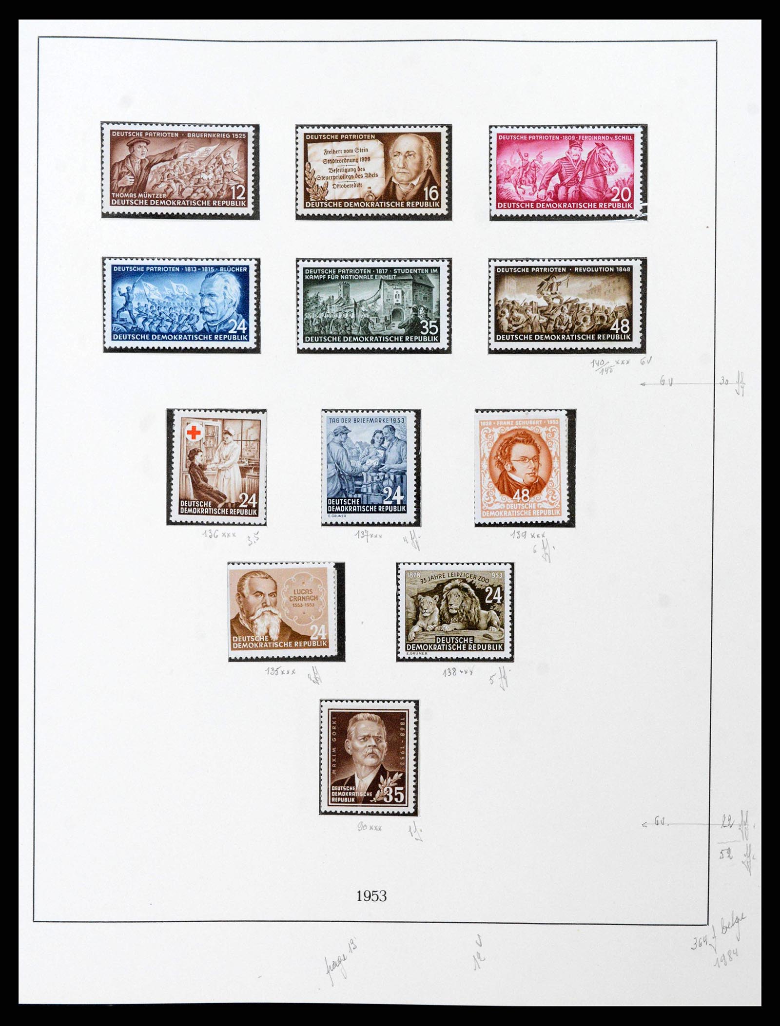 38678 0013 - Postzegelverzameling 38678 DDR 1949-1971.