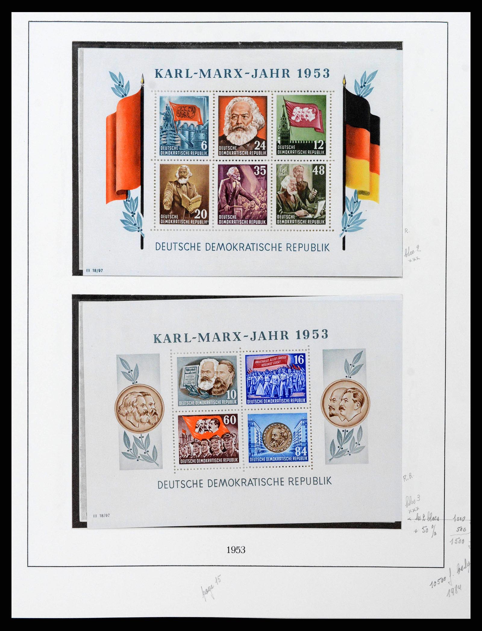 38678 0015 - Postzegelverzameling 38678 DDR 1949-1971.