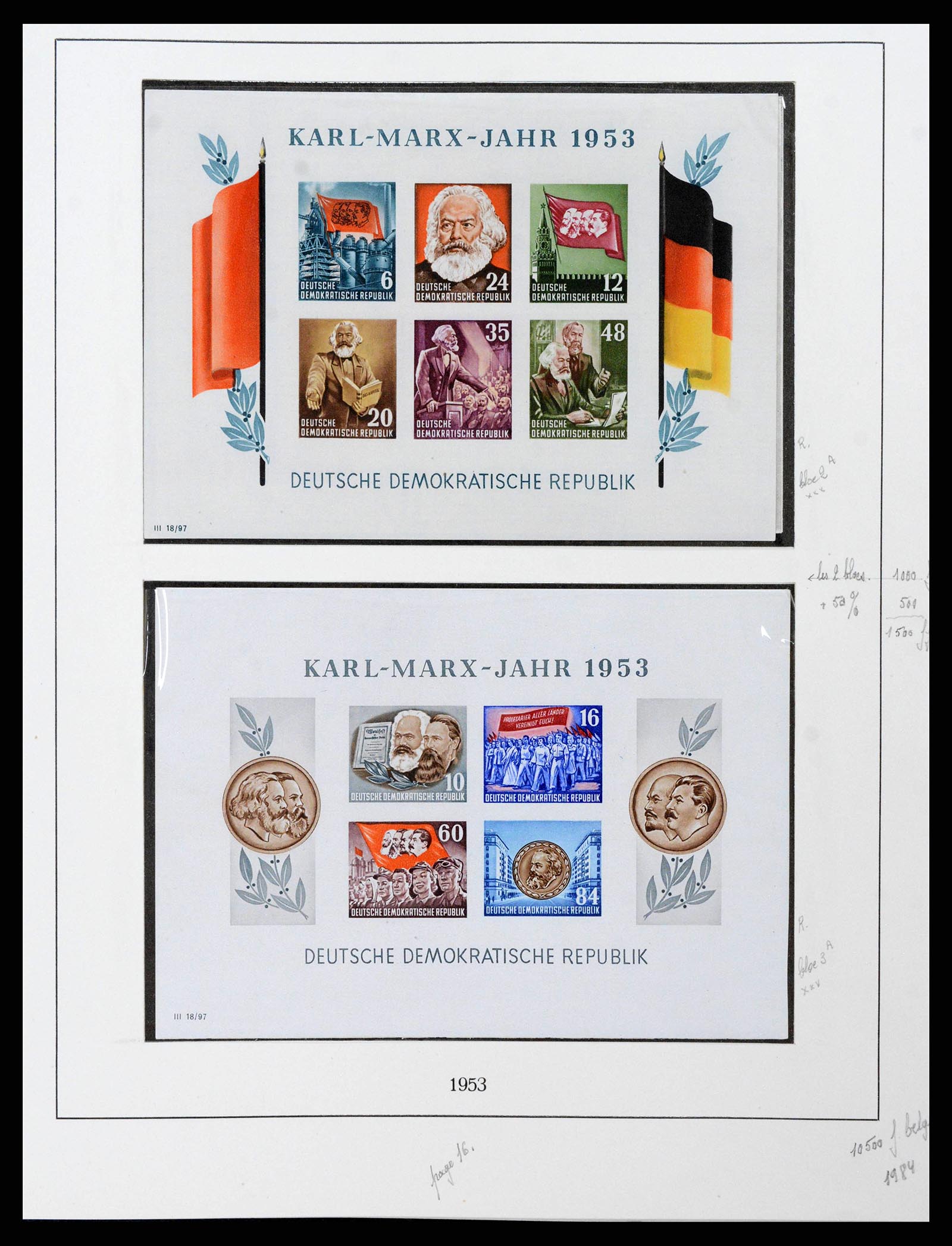 38678 0016 - Postzegelverzameling 38678 DDR 1949-1971.