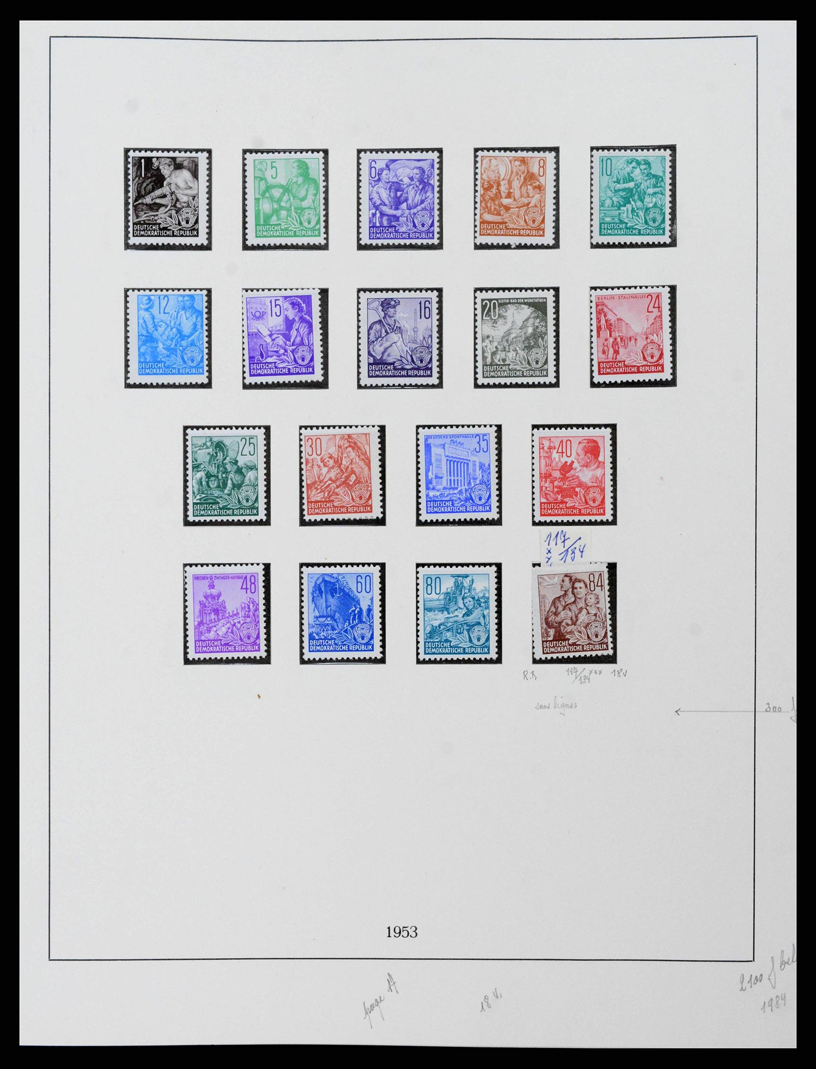 38678 0017 - Postzegelverzameling 38678 DDR 1949-1971.