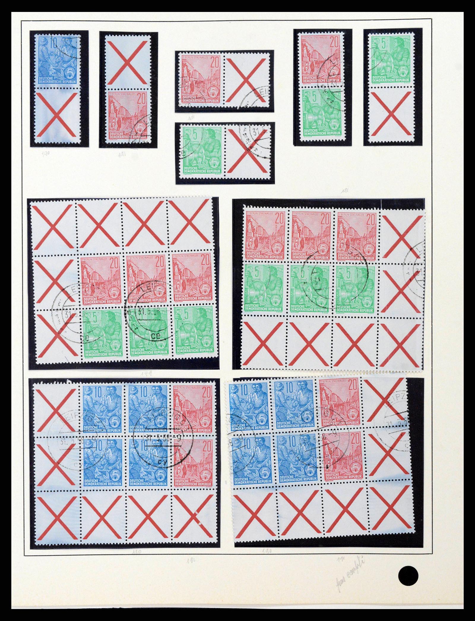 38678 0020 - Postzegelverzameling 38678 DDR 1949-1971.