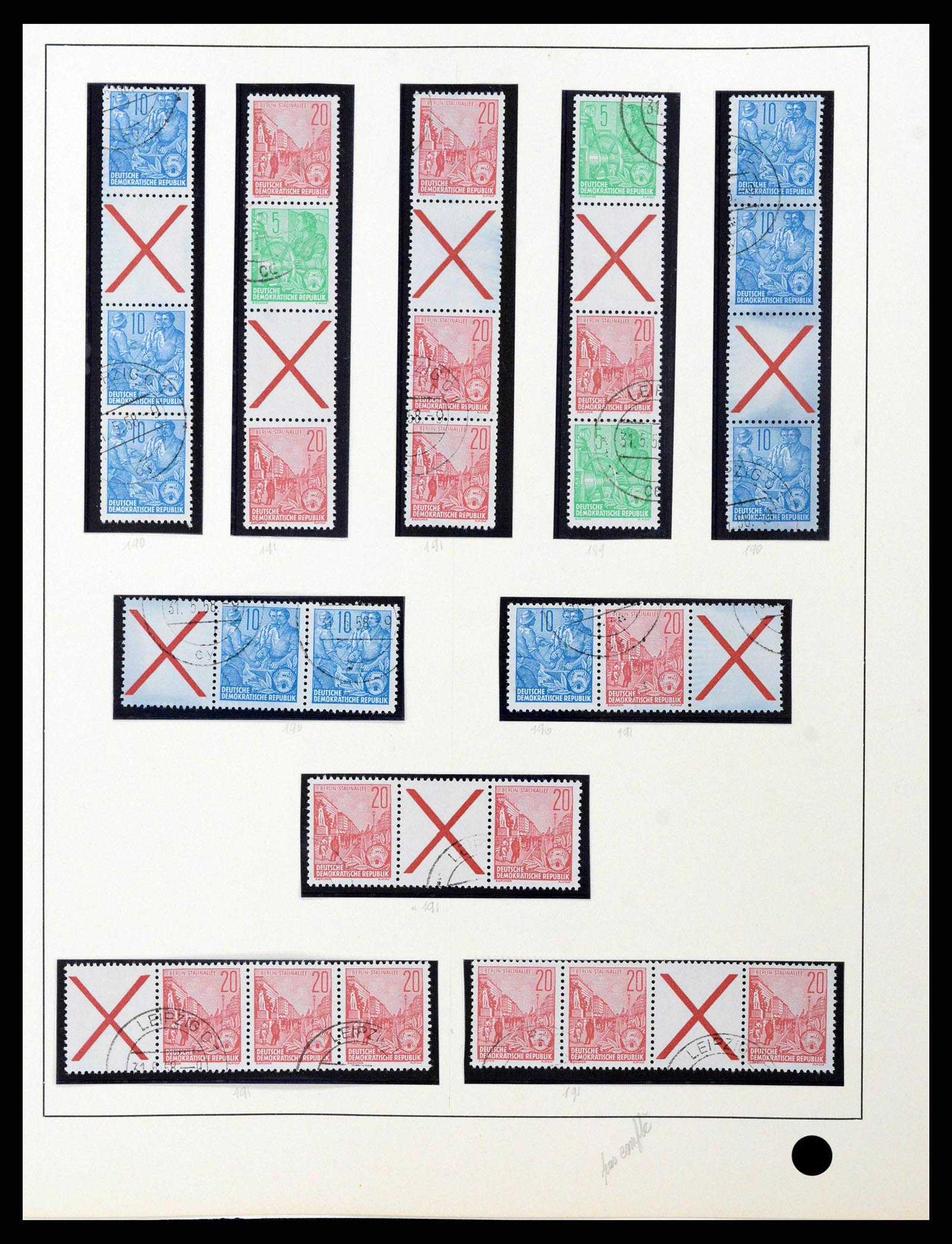 38678 0021 - Postzegelverzameling 38678 DDR 1949-1971.
