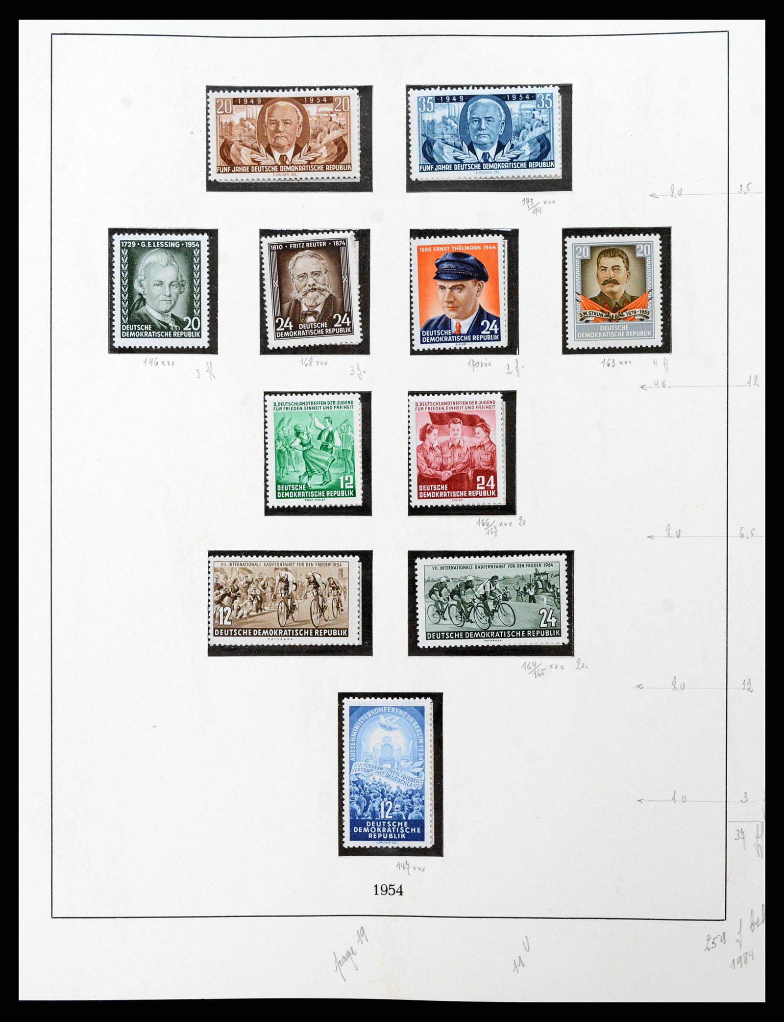 38678 0023 - Stamp collection 38678 GDR 1949-1971.