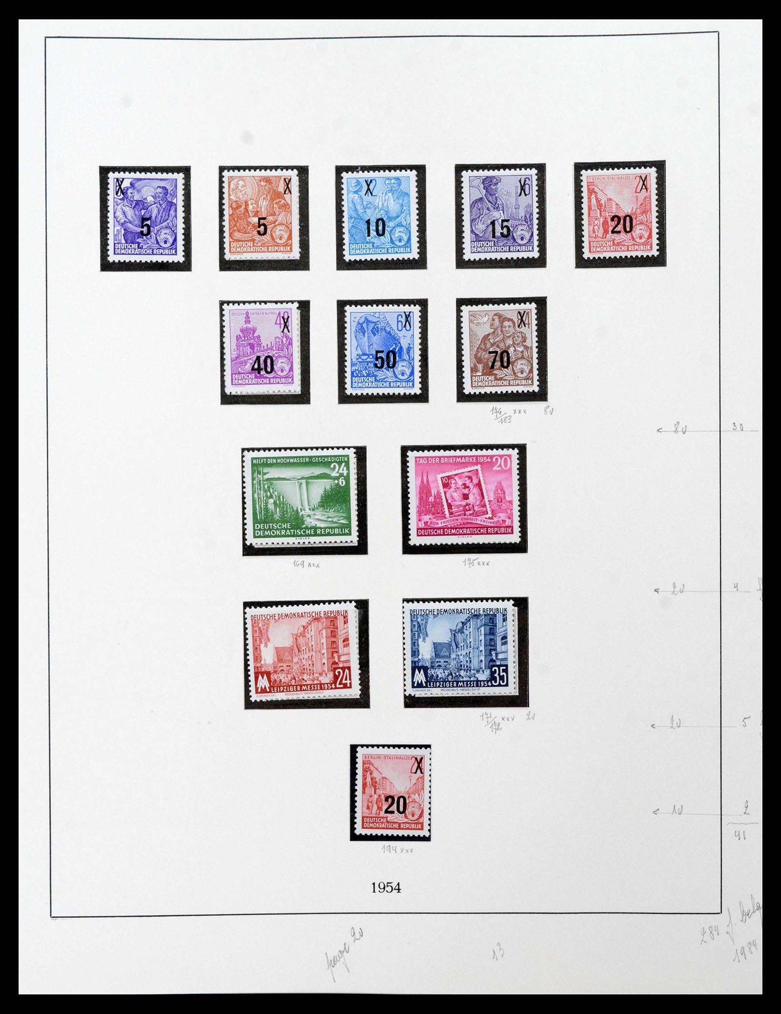 38678 0024 - Stamp collection 38678 GDR 1949-1971.