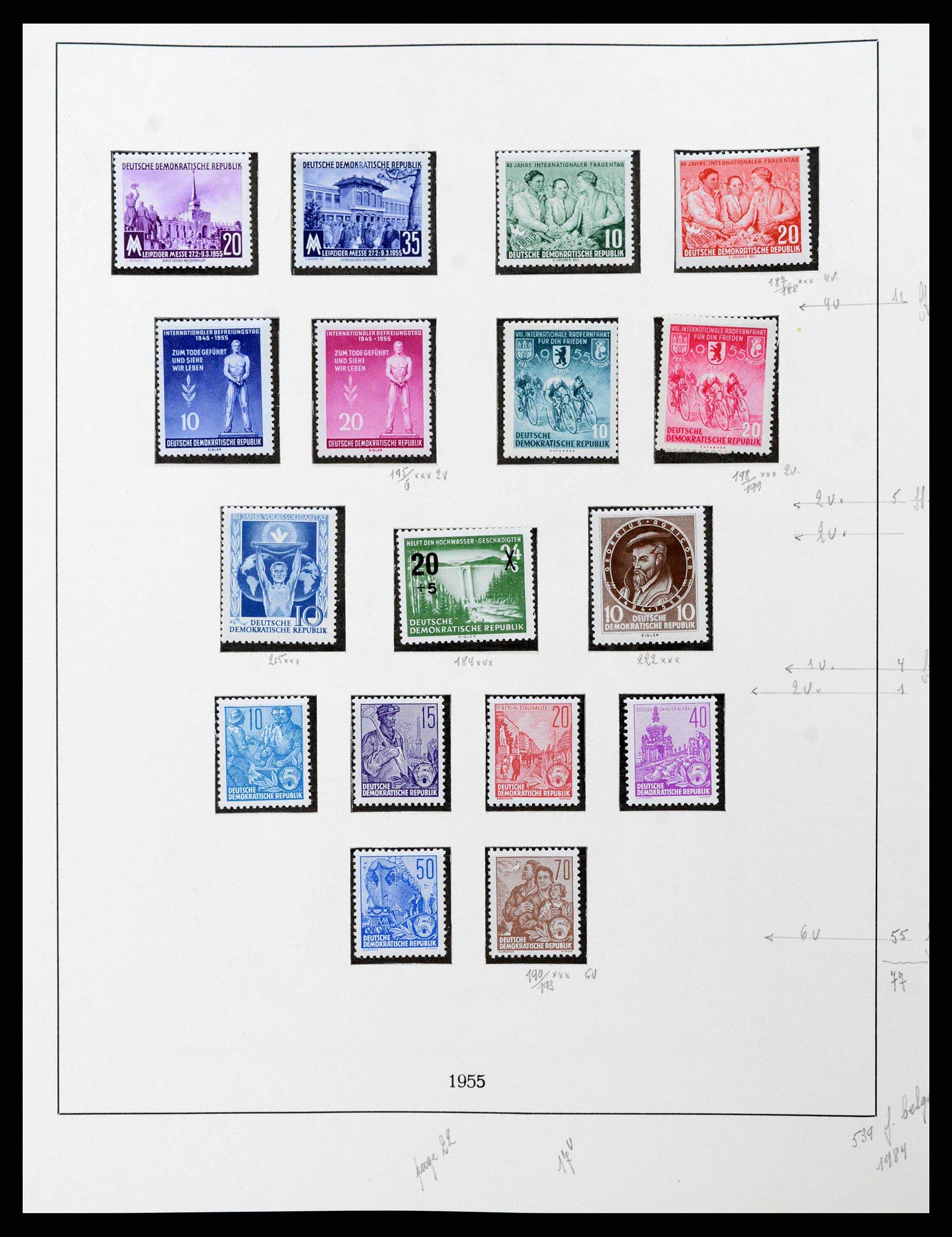 38678 0026 - Stamp collection 38678 GDR 1949-1971.