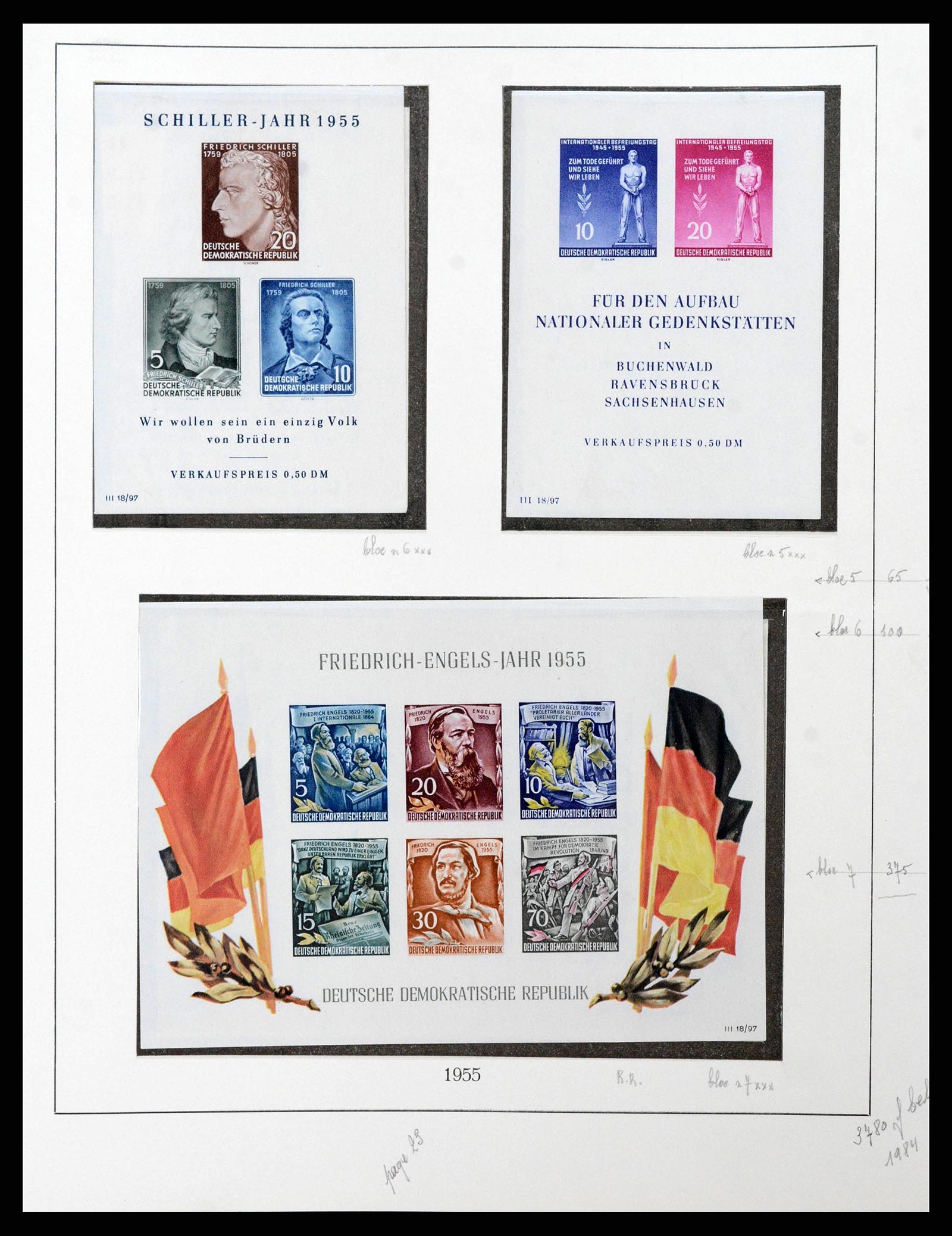 38678 0027 - Stamp collection 38678 GDR 1949-1971.