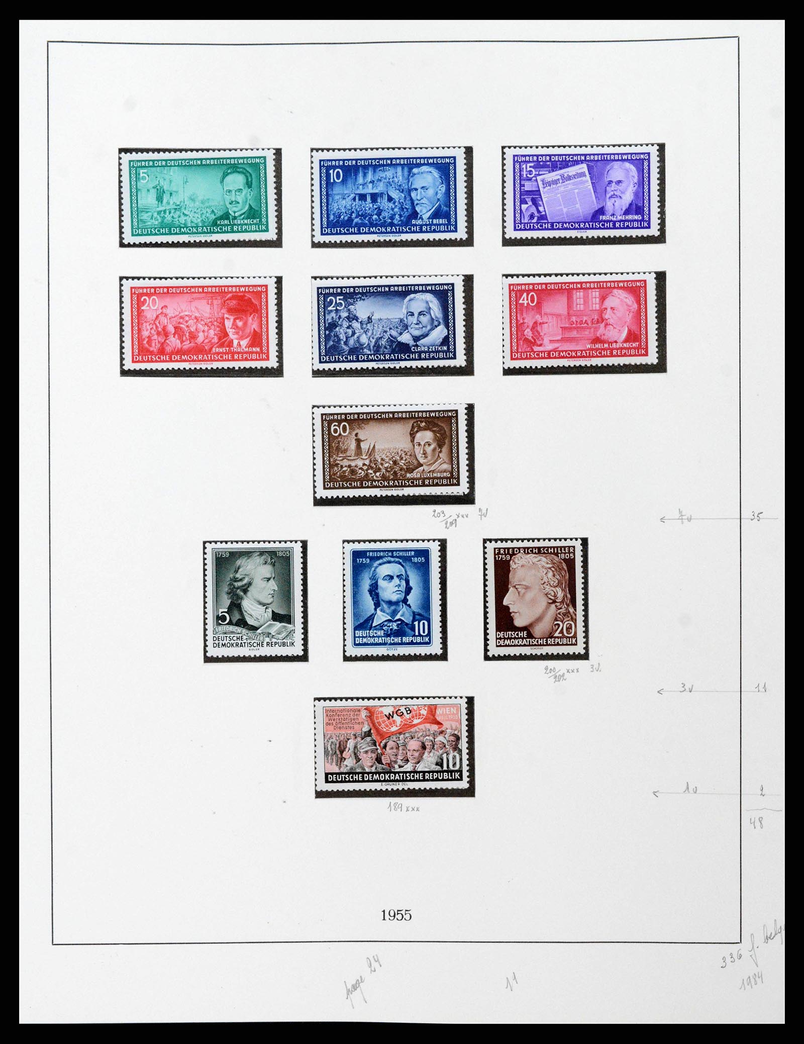 38678 0028 - Stamp collection 38678 GDR 1949-1971.