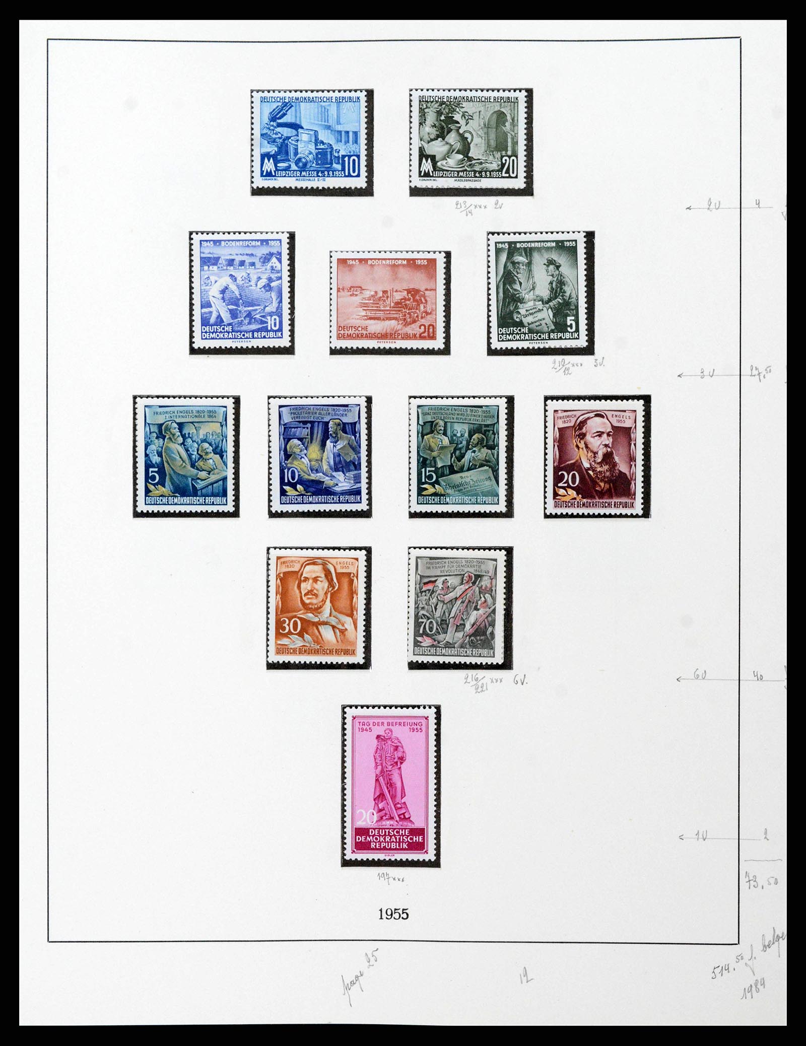 38678 0029 - Stamp collection 38678 GDR 1949-1971.