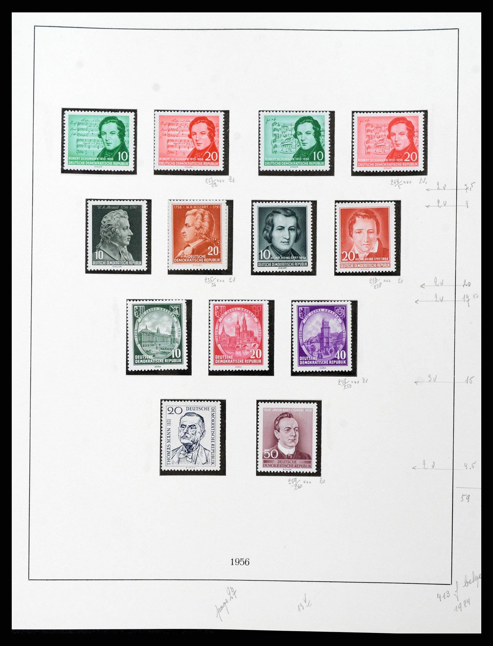38678 0031 - Postzegelverzameling 38678 DDR 1949-1971.