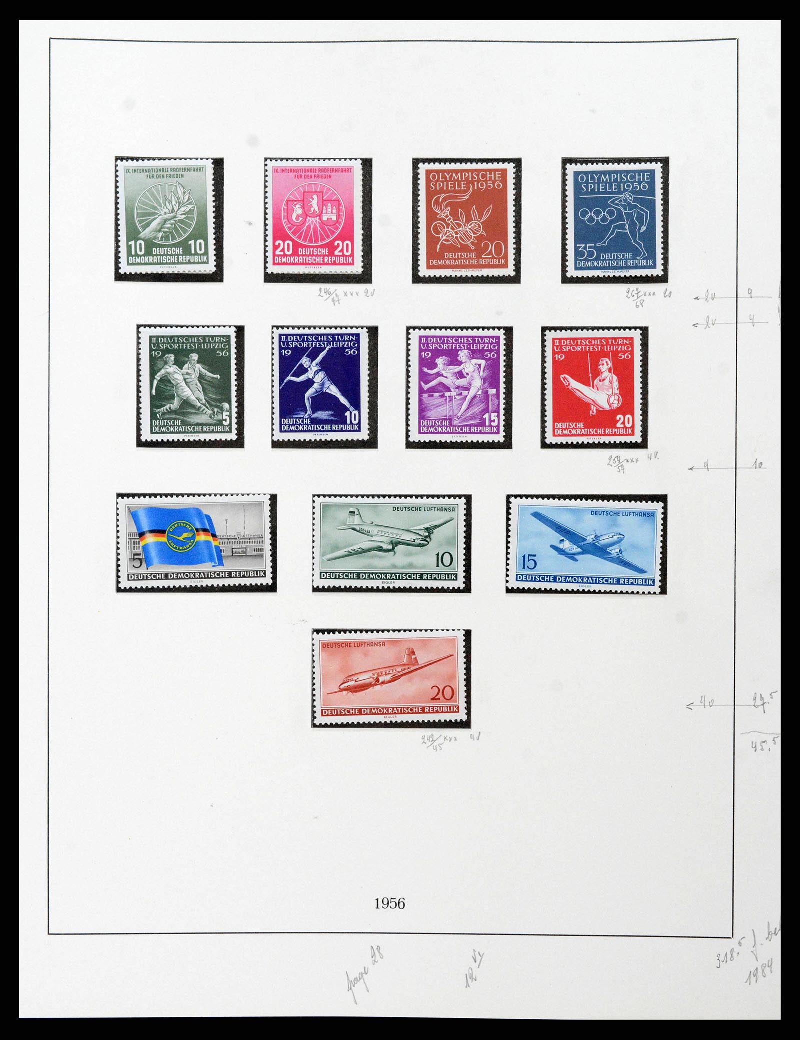 38678 0032 - Postzegelverzameling 38678 DDR 1949-1971.